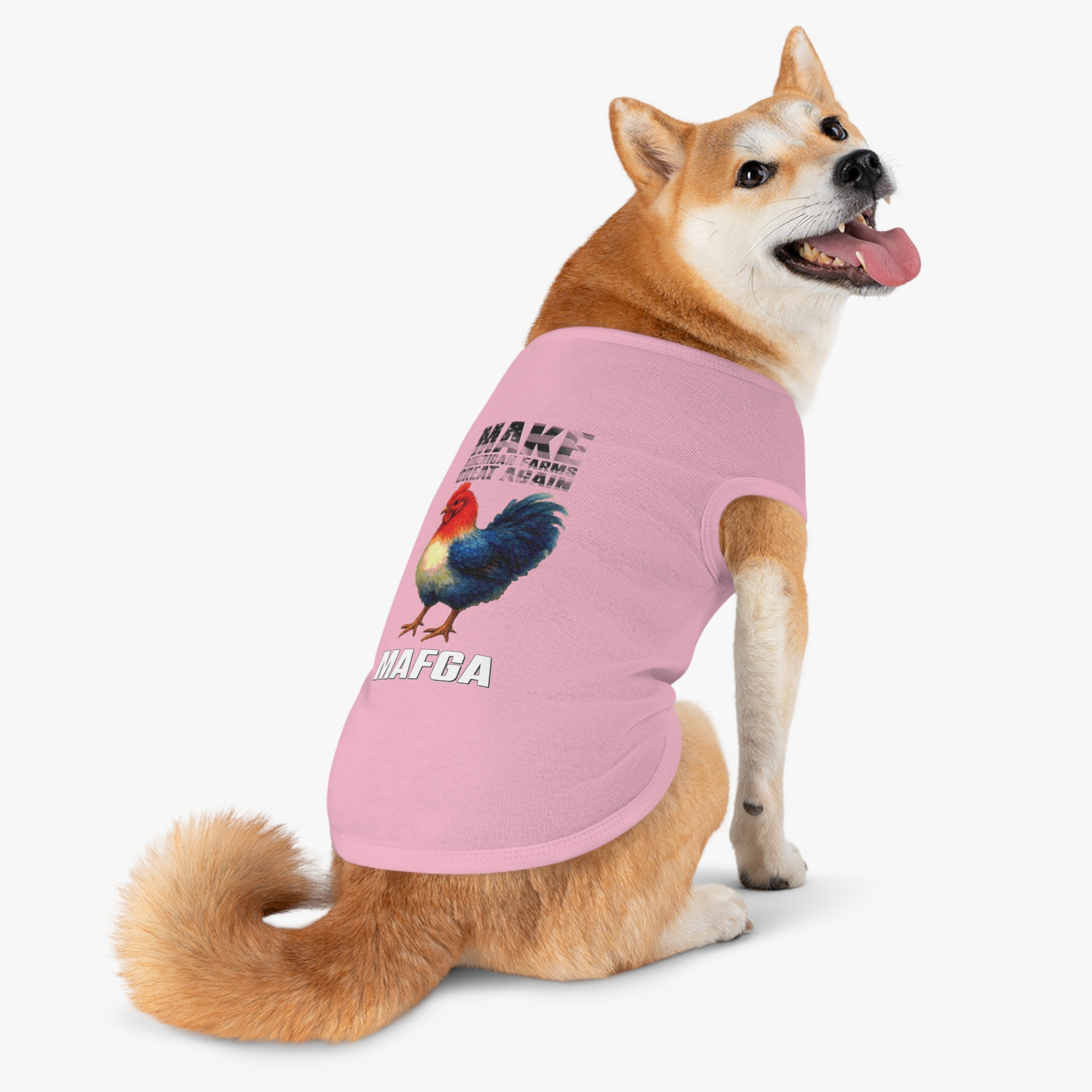 Colorful Rooster Pet Tank Top, Cute Dog Shirt, Funny Pet Apparel, Summer Pet Outfit, Gift for Pet Lovers, Cute Animal Clothing - Image 33