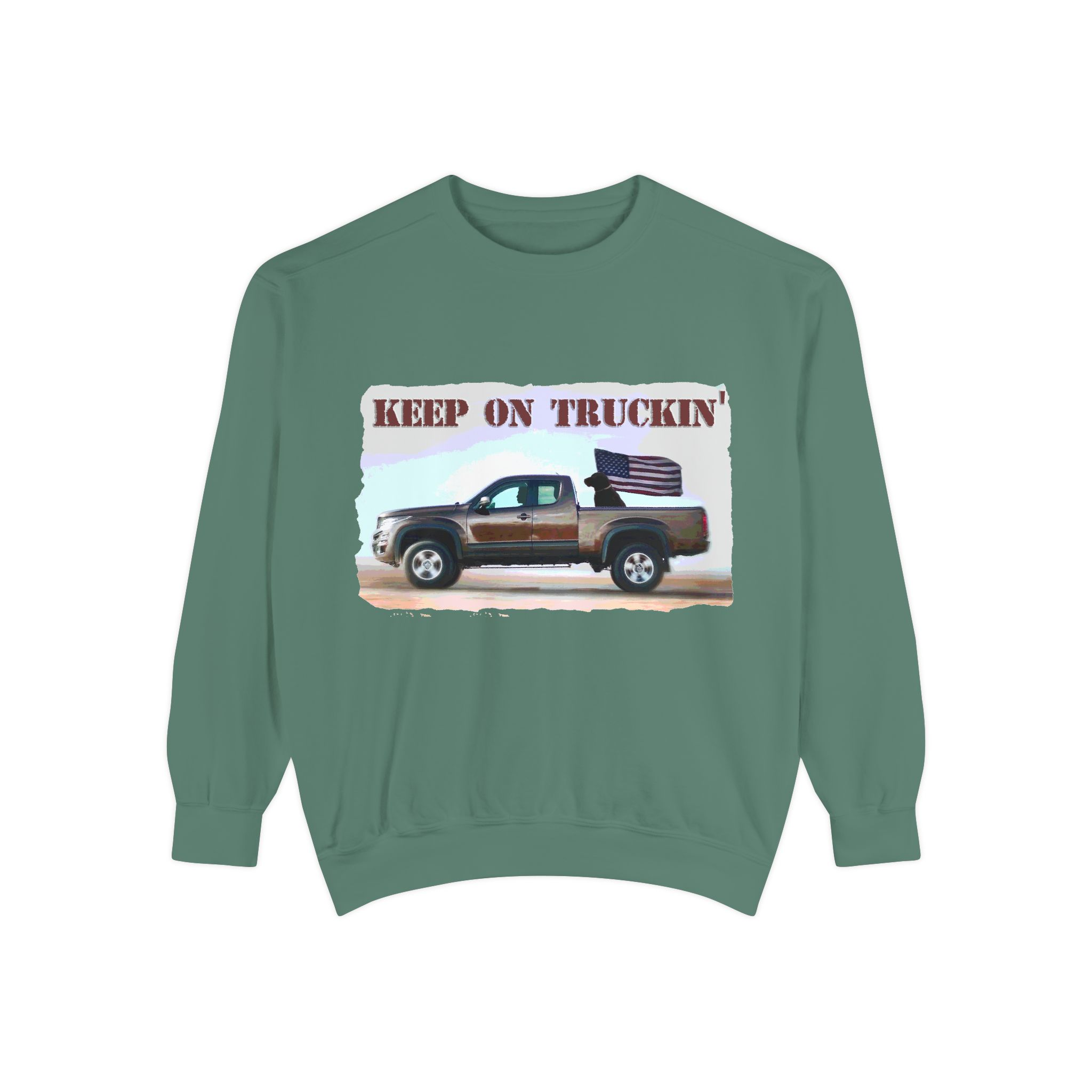 Sweatshirt Keep On Truckin' Vintage Unisex - Image 25