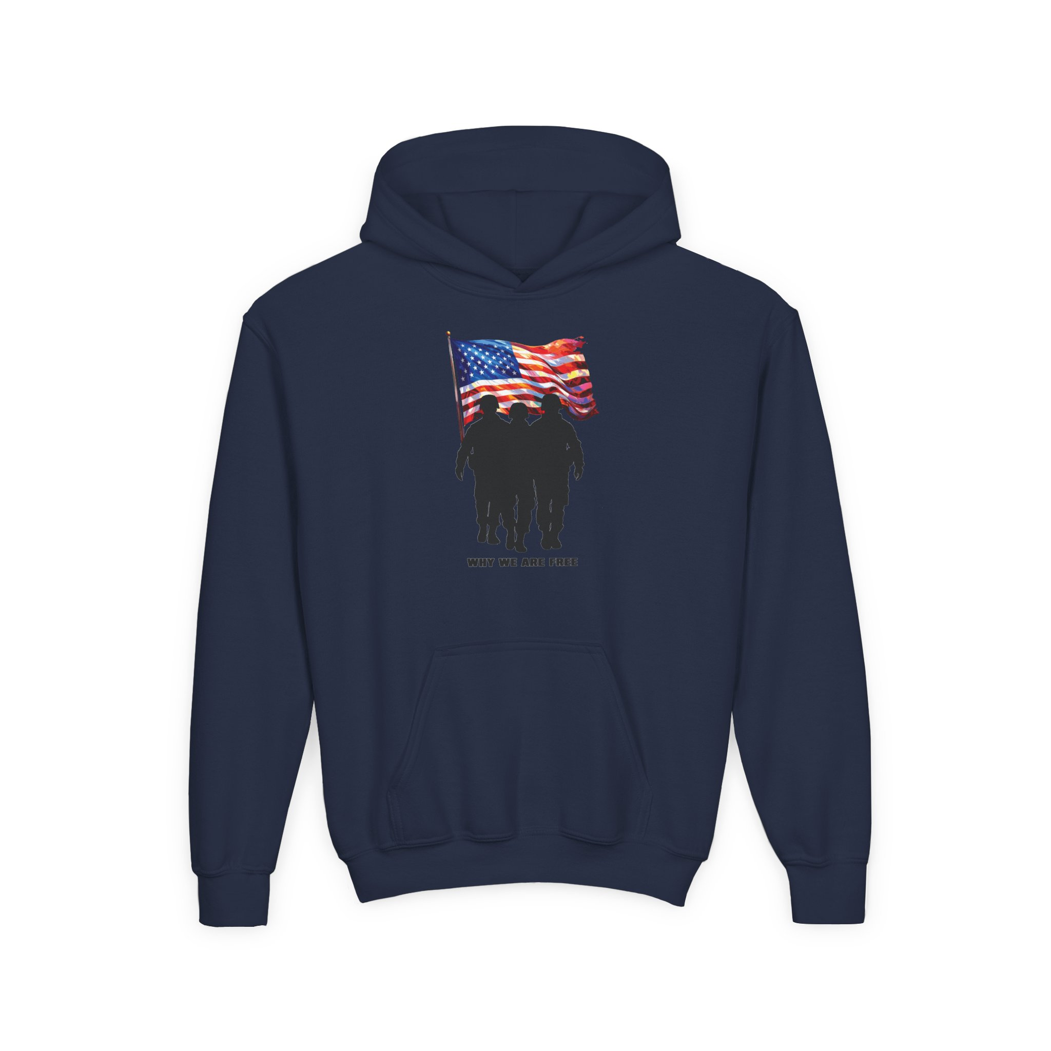 USA Spirit Youth Hoodie Sweatshirt - Image 45