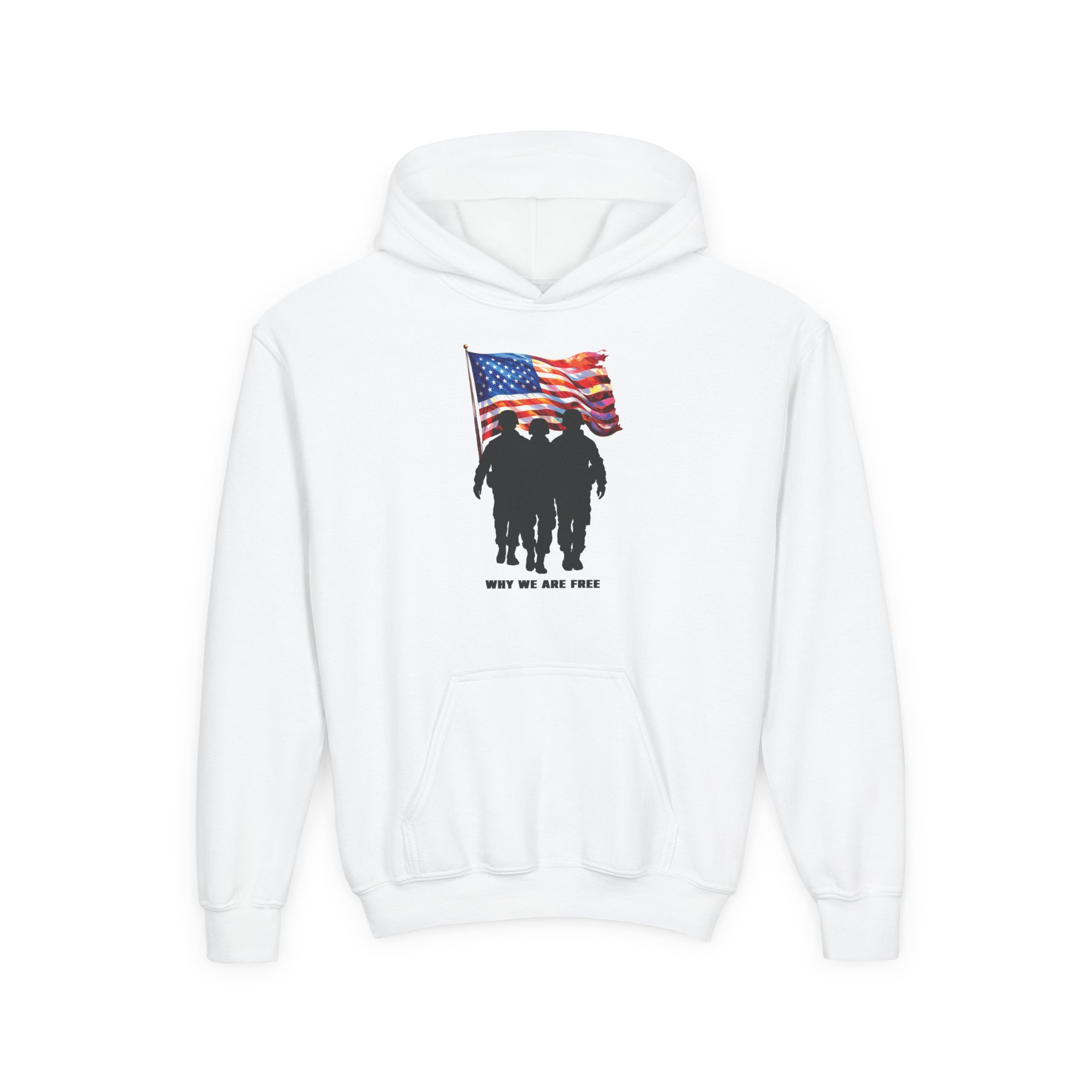 USA Spirit Youth Hoodie Sweatshirt
