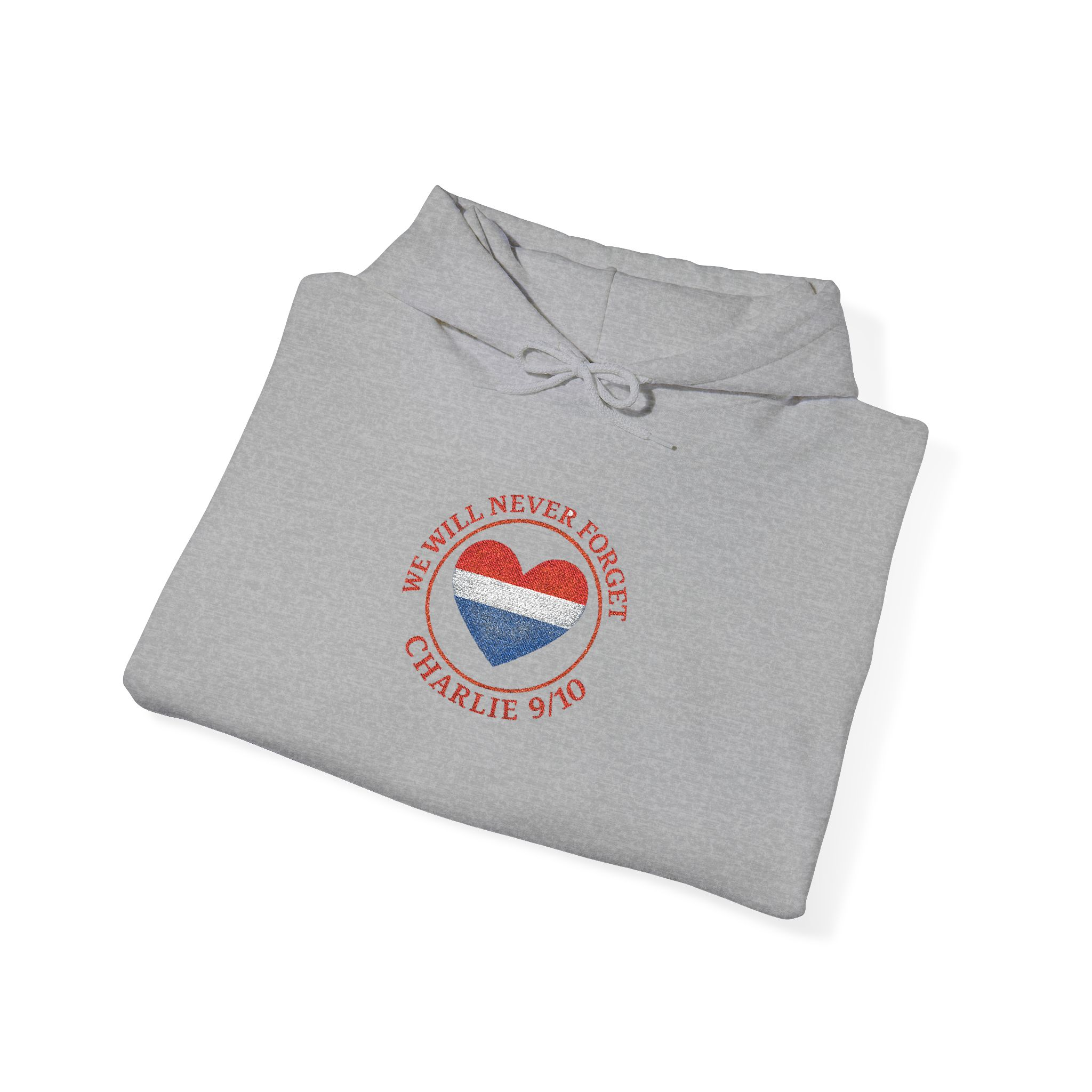 Hooded Sweatshirt - Never Forget Charlie Kirk Design - Image 20