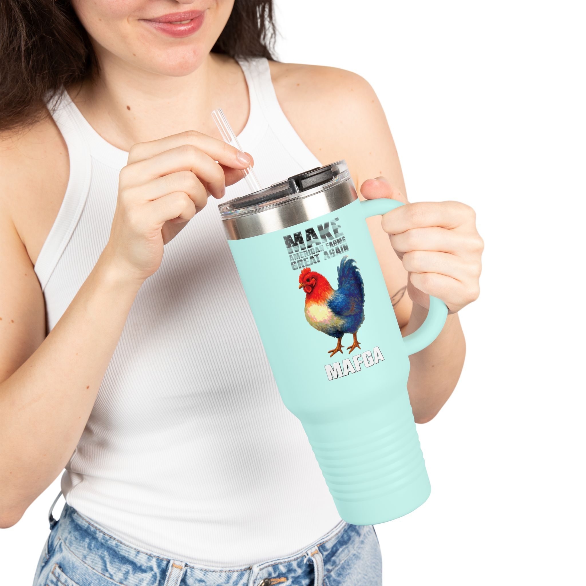 Travel Mug - Make American Farms Great Again - Image 19