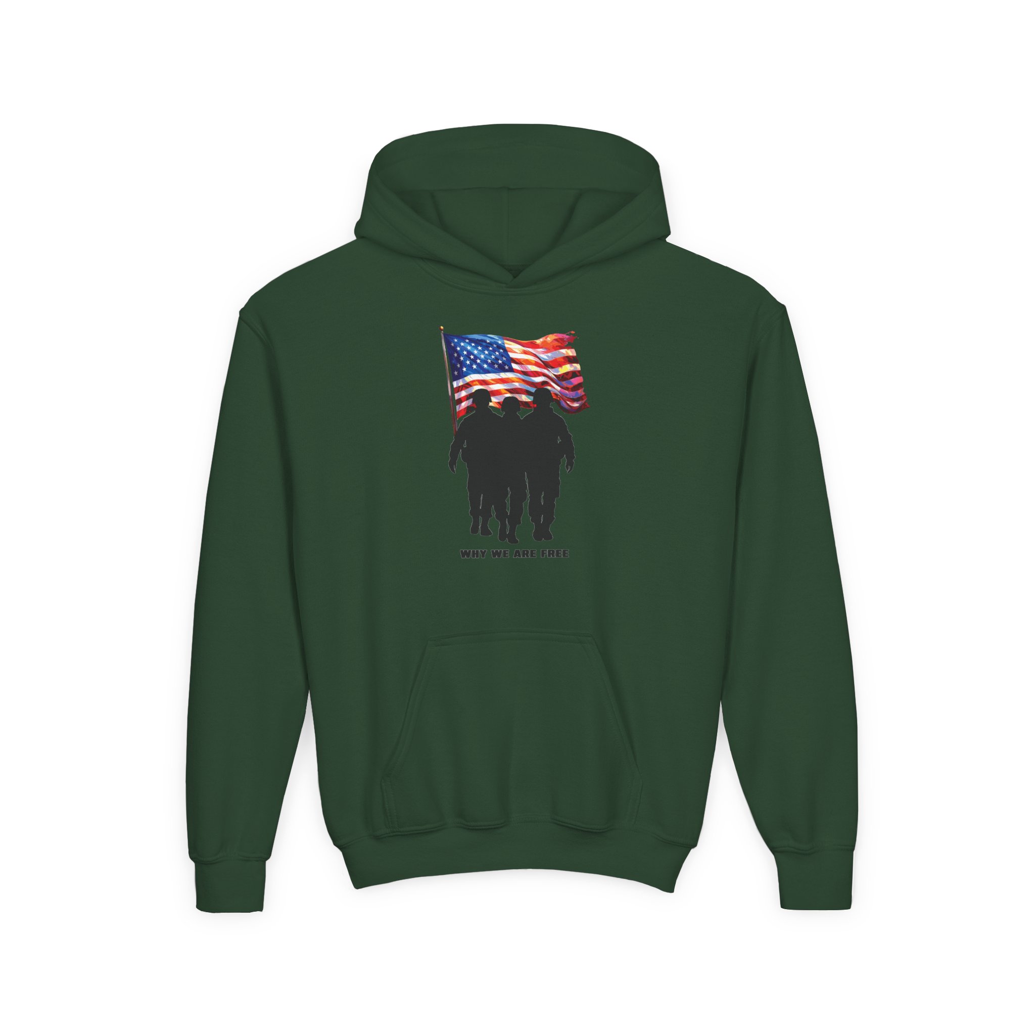 USA Spirit Youth Hoodie Sweatshirt - Image 25