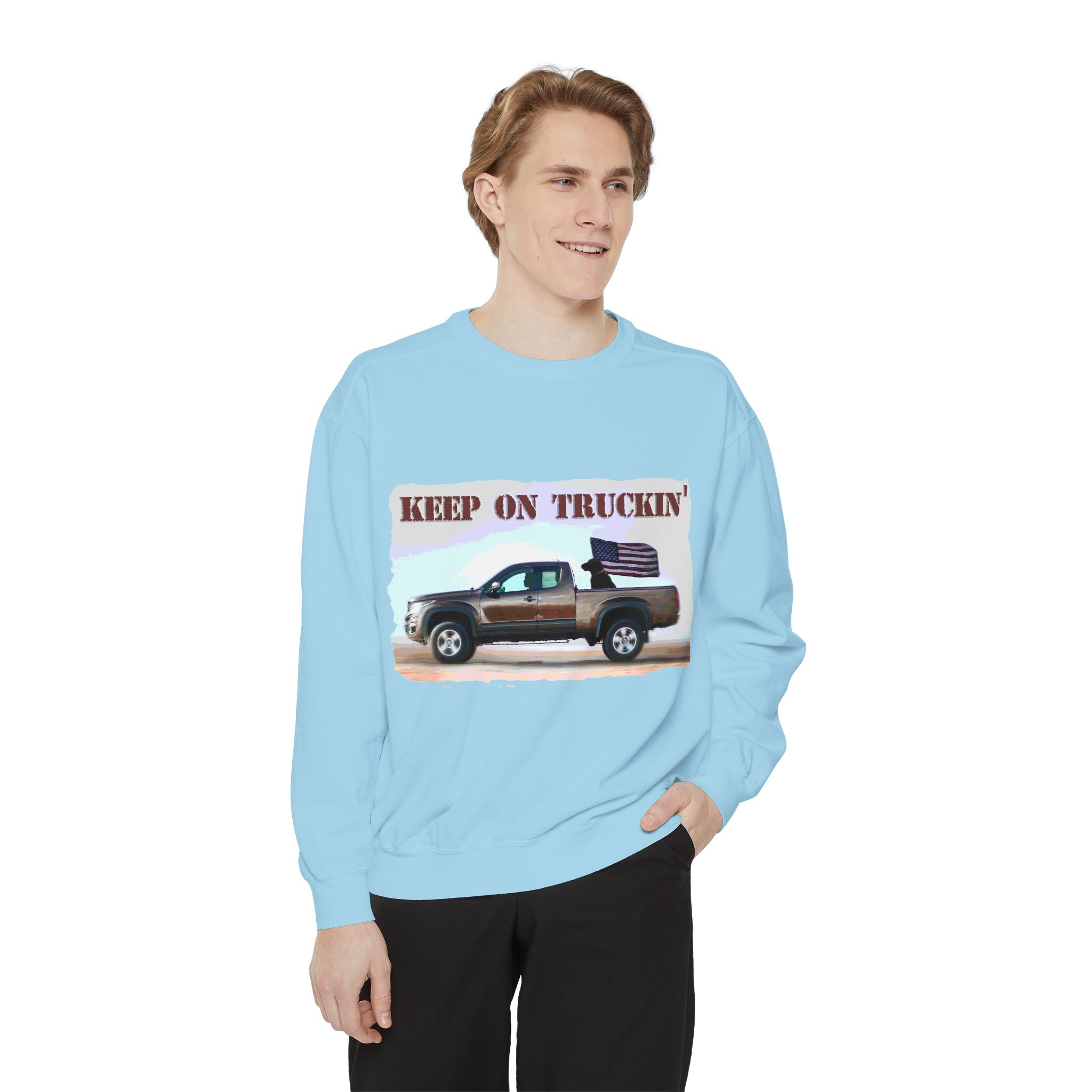 Sweatshirt Keep On Truckin' Vintage Unisex - Image 43