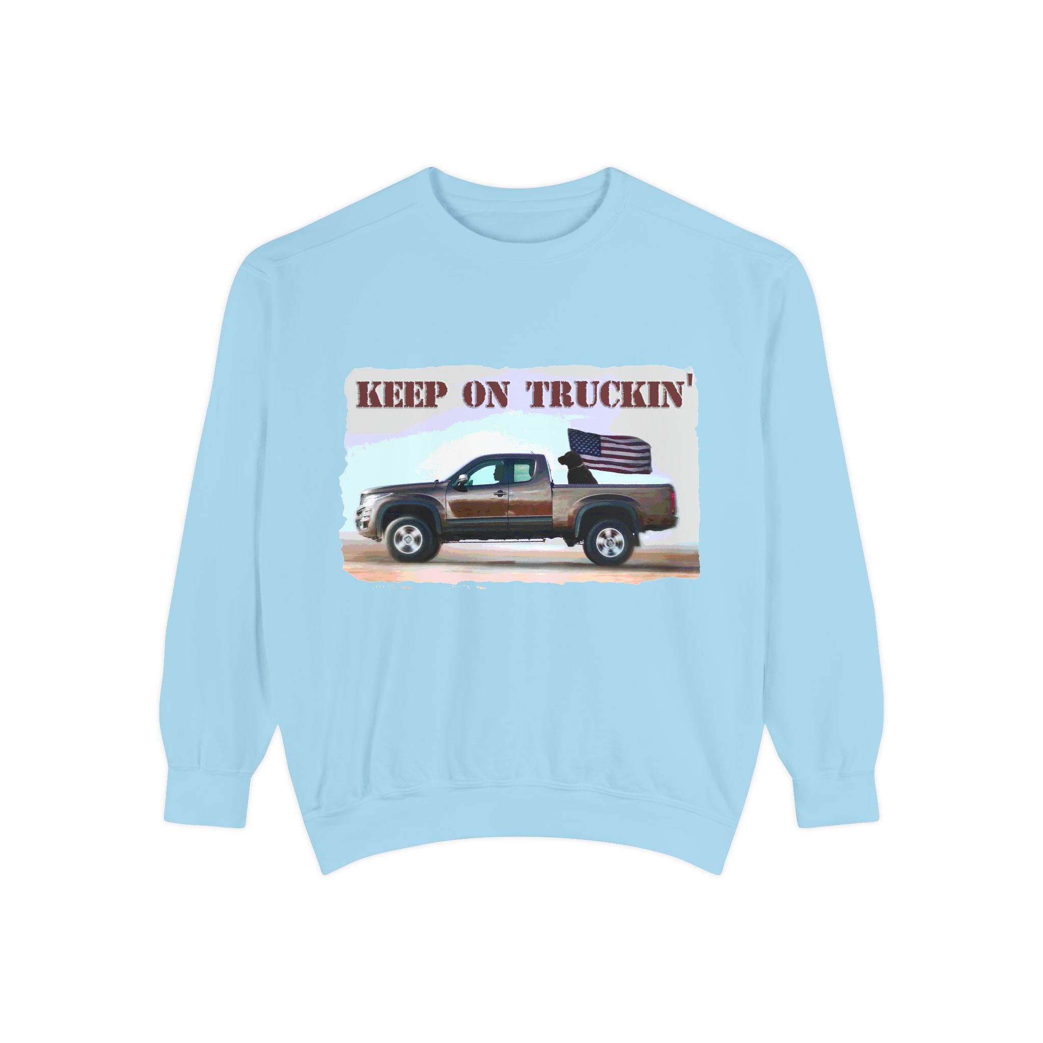 Sweatshirt Keep On Truckin' Vintage Unisex - Image 41