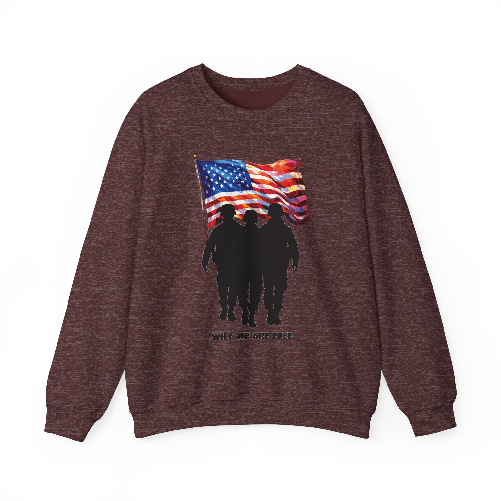 Patriotic Sweatshirt - USA Spirit, Military Appreciation - Image 13