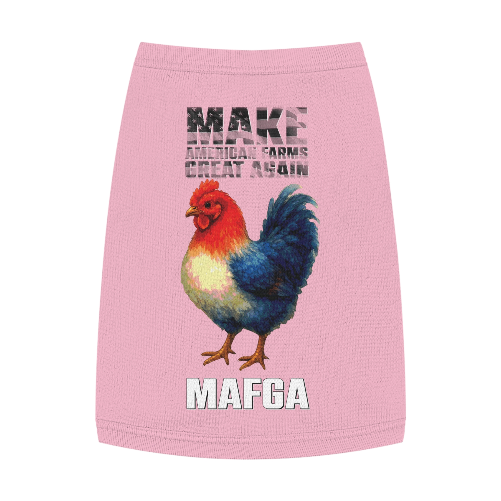 Colorful Rooster Pet Tank Top, Cute Dog Shirt, Funny Pet Apparel, Summer Pet Outfit, Gift for Pet Lovers, Cute Animal Clothing - Image 7