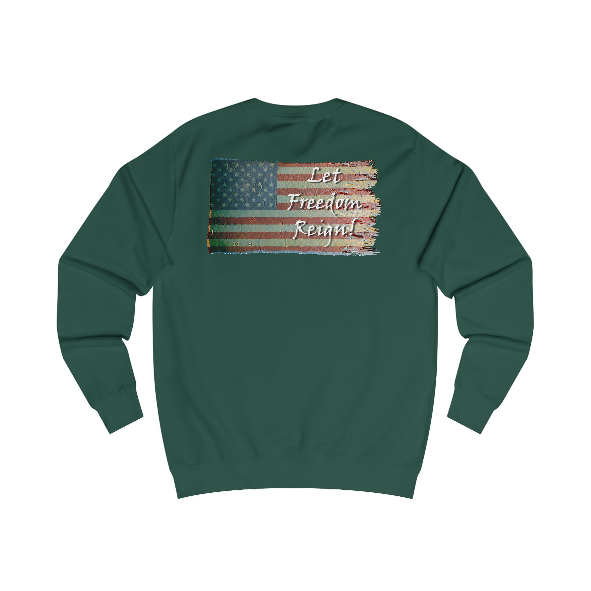 Patriotic Unisex Sweatshirt | Freedom USA Flag Graphic, Casual Wear, Gift for Veterans, Independence Day Apparel, Cozy Layering - Image 13
