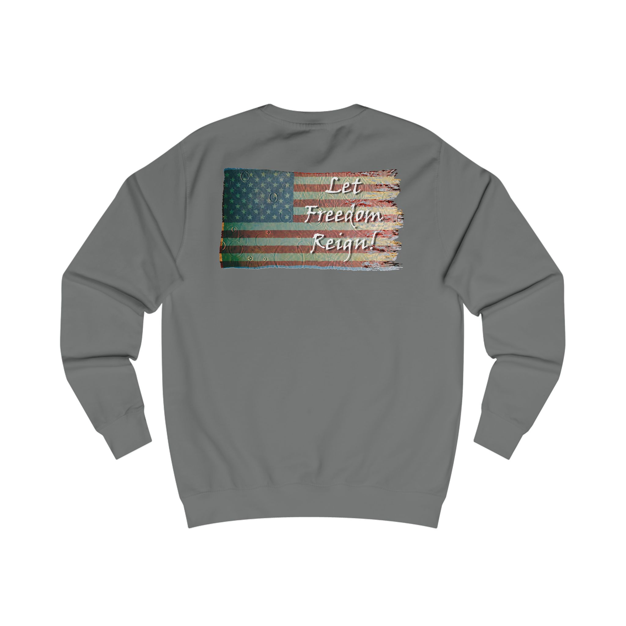 Patriotic Unisex Sweatshirt | Freedom USA Flag Graphic, Casual Wear, Gift for Veterans, Independence Day Apparel, Cozy Layering - Image 14