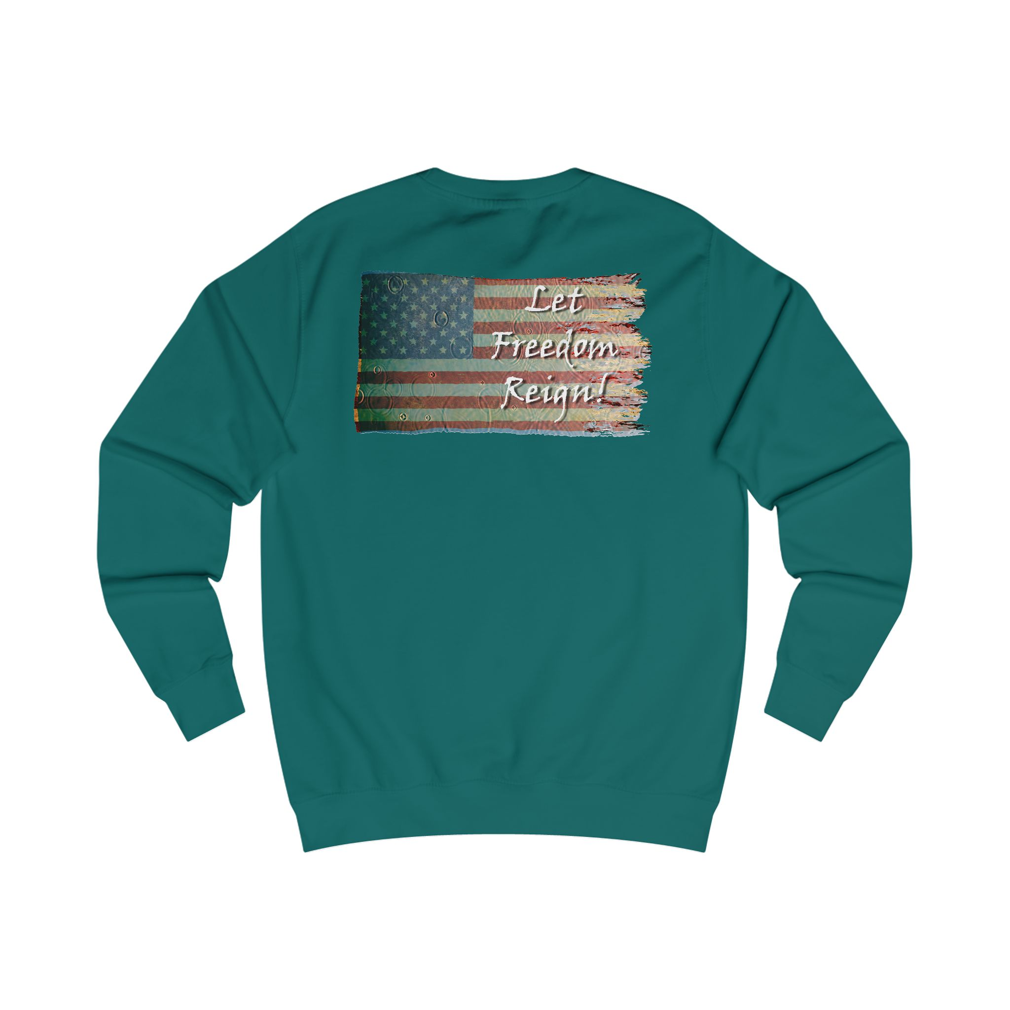 Patriotic Unisex Sweatshirt | Freedom USA Flag Graphic, Casual Wear, Gift for Veterans, Independence Day Apparel, Cozy Layering - Image 15