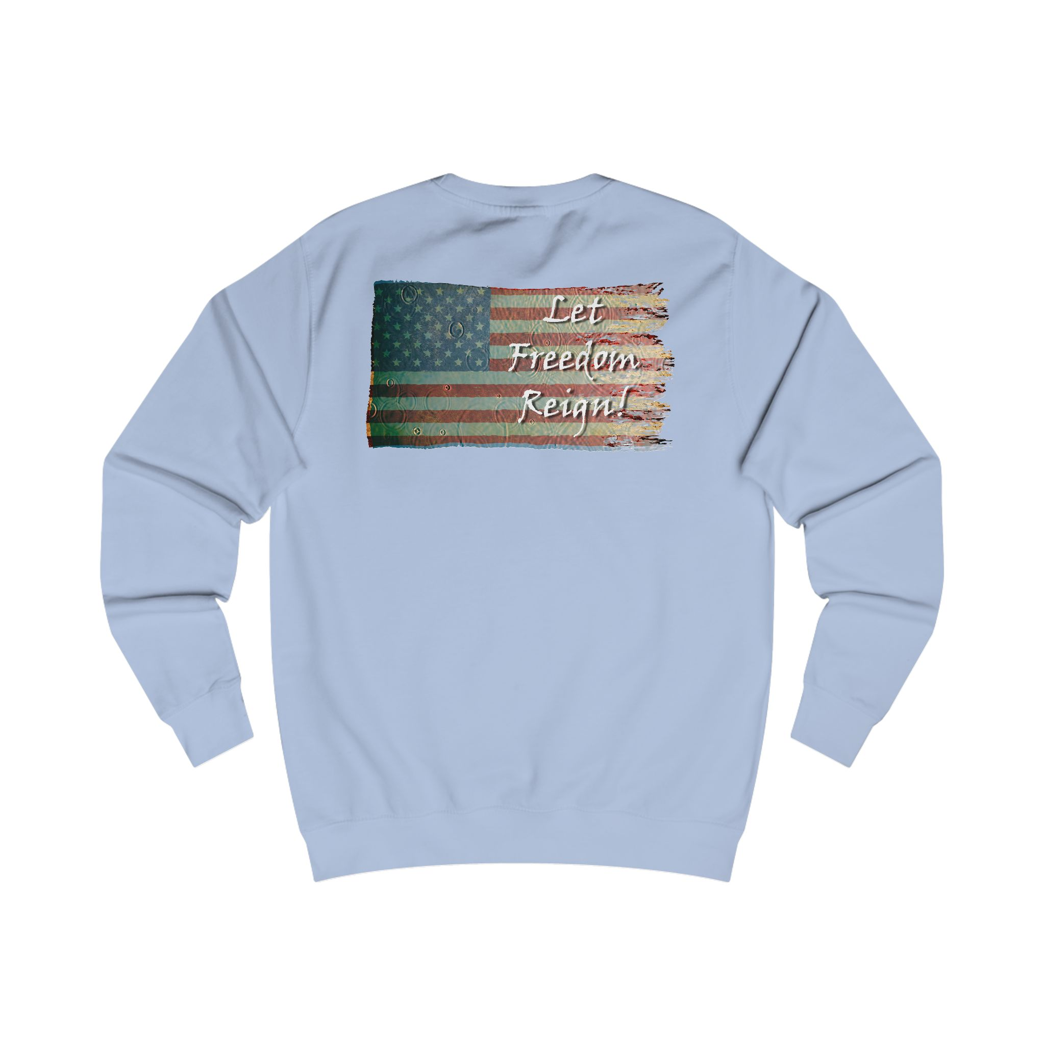 Patriotic Unisex Sweatshirt | Freedom USA Flag Graphic, Casual Wear, Gift for Veterans, Independence Day Apparel, Cozy Layering - Image 16