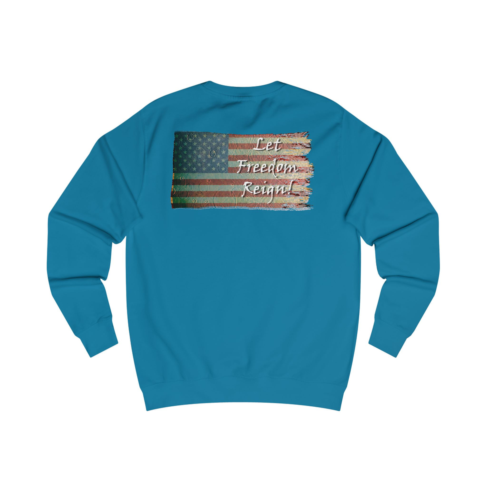 Patriotic Unisex Sweatshirt | Freedom USA Flag Graphic, Casual Wear, Gift for Veterans, Independence Day Apparel, Cozy Layering - Image 17