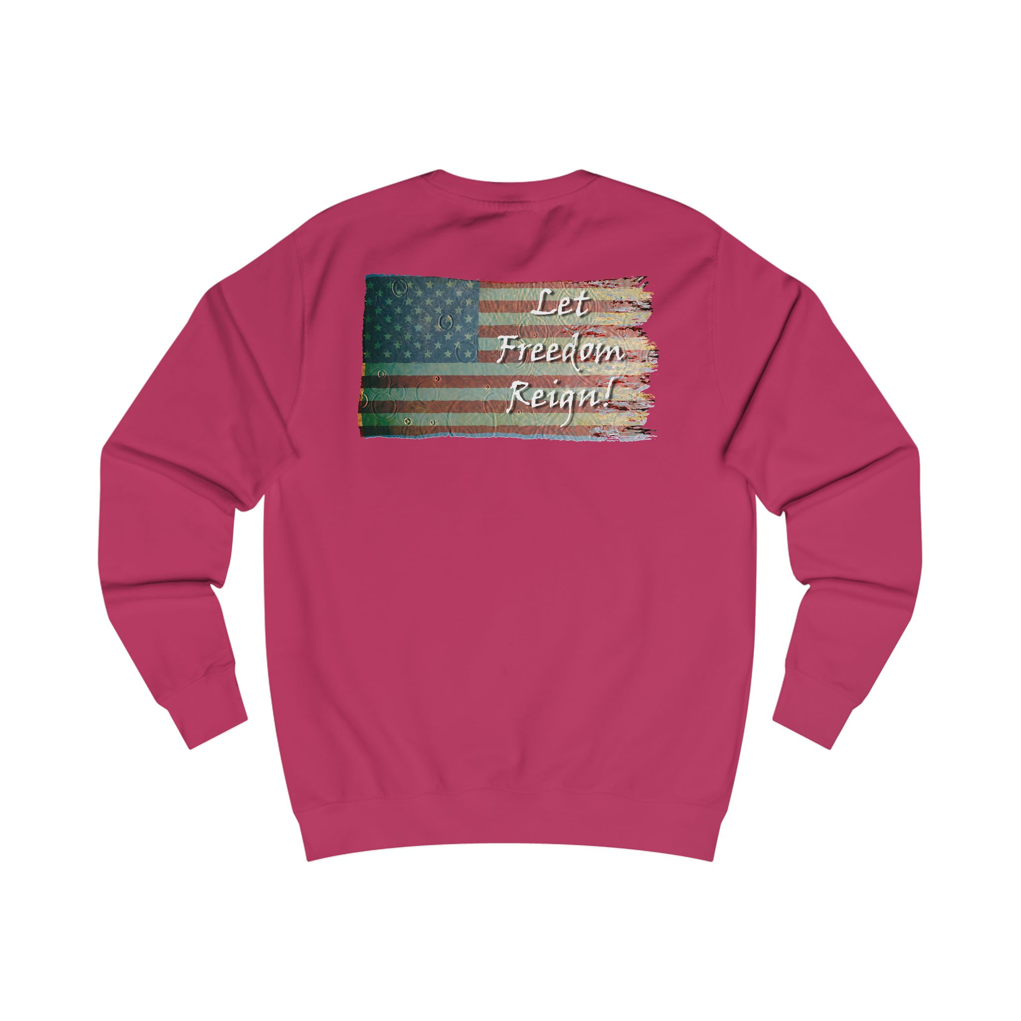Patriotic Unisex Sweatshirt | Freedom USA Flag Graphic, Casual Wear, Gift for Veterans, Independence Day Apparel, Cozy Layering - Image 19