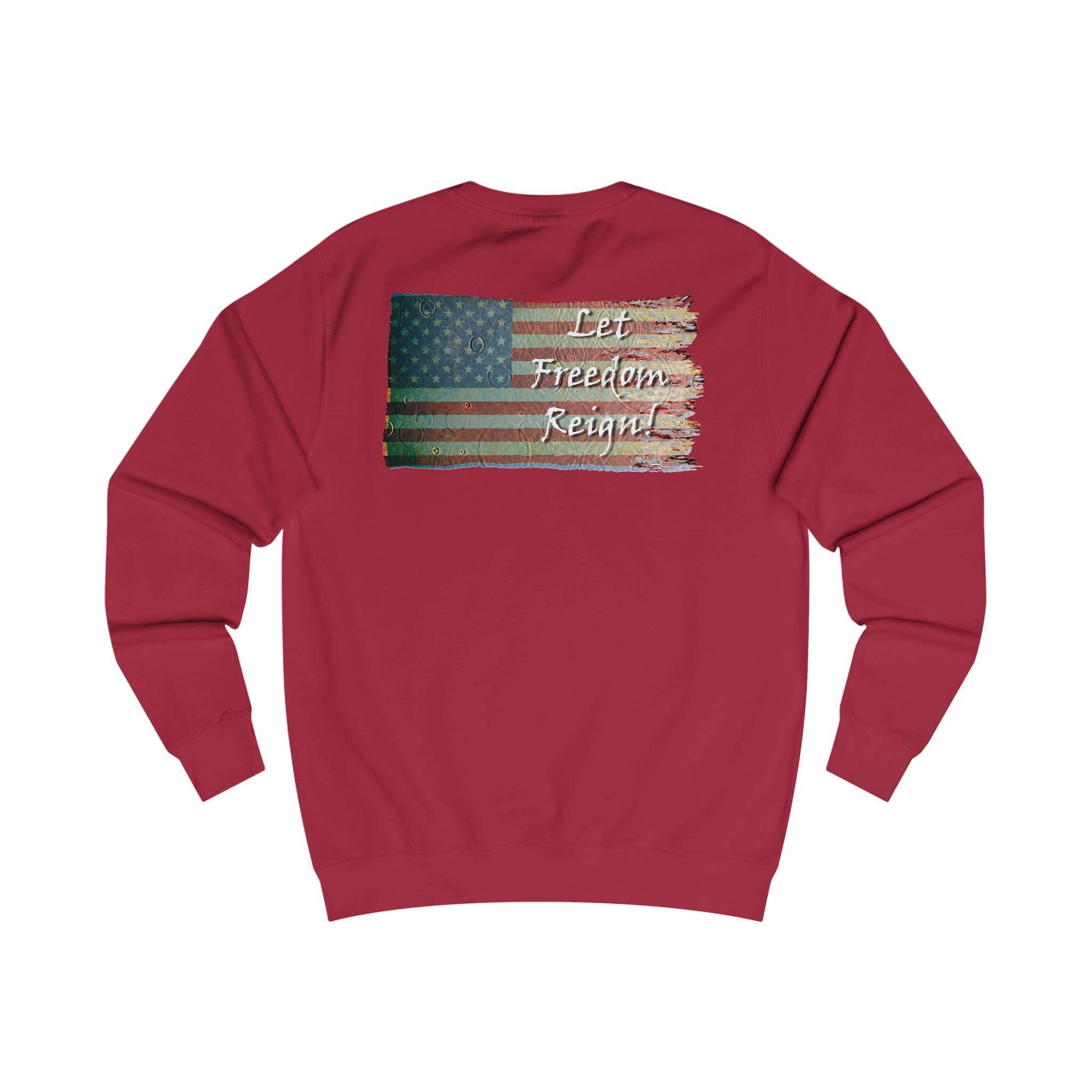 Patriotic Unisex Sweatshirt | Freedom USA Flag Graphic, Casual Wear, Gift for Veterans, Independence Day Apparel, Cozy Layering - Image 21