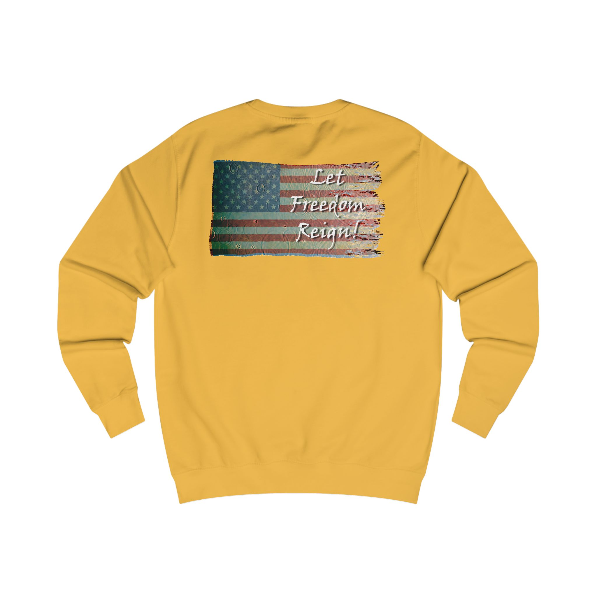 Patriotic Unisex Sweatshirt | Freedom USA Flag Graphic, Casual Wear, Gift for Veterans, Independence Day Apparel, Cozy Layering - Image 7