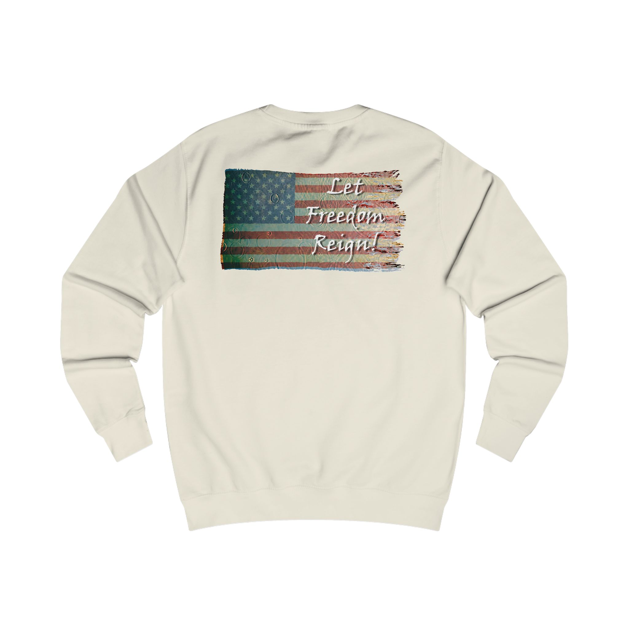 Patriotic Unisex Sweatshirt | Freedom USA Flag Graphic, Casual Wear, Gift for Veterans, Independence Day Apparel, Cozy Layering - Image 8