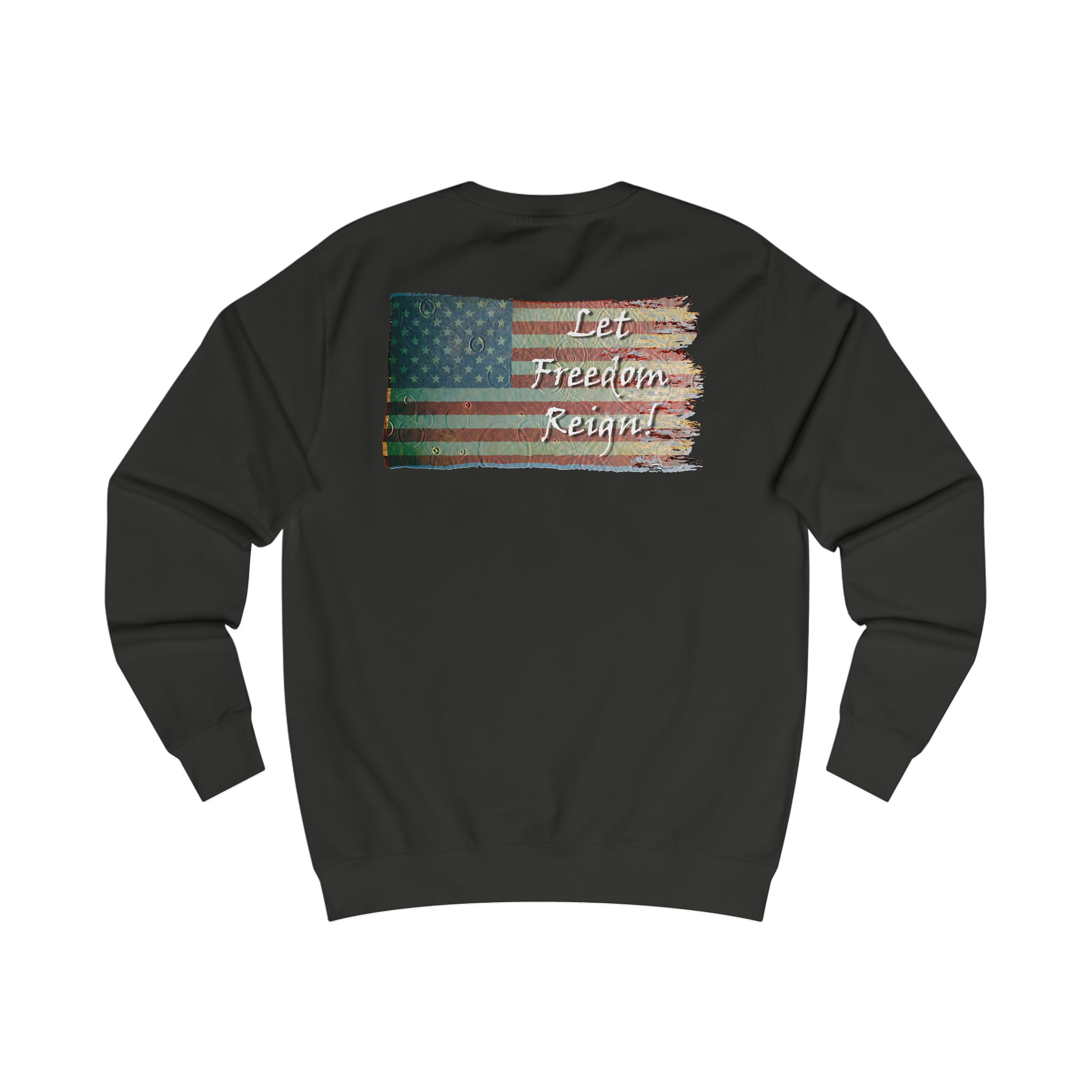 Patriotic Unisex Sweatshirt | Freedom USA Flag Graphic, Casual Wear, Gift for Veterans, Independence Day Apparel, Cozy Layering - Image 11