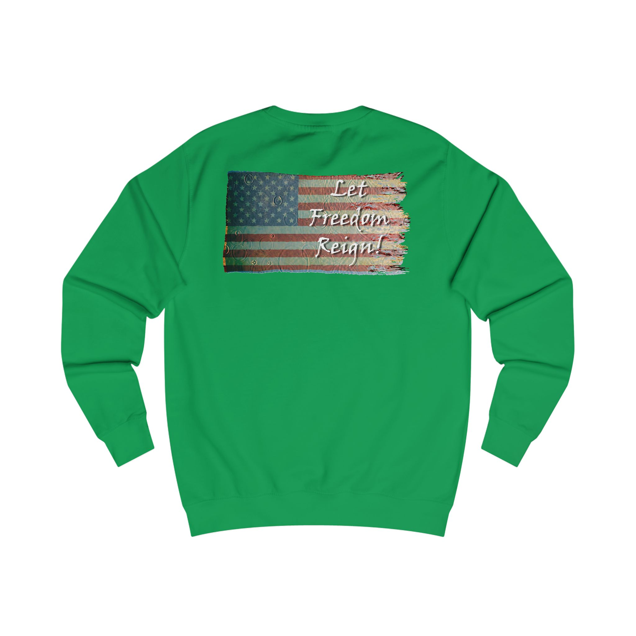 Patriotic Unisex Sweatshirt | Freedom USA Flag Graphic, Casual Wear, Gift for Veterans, Independence Day Apparel, Cozy Layering - Image 12