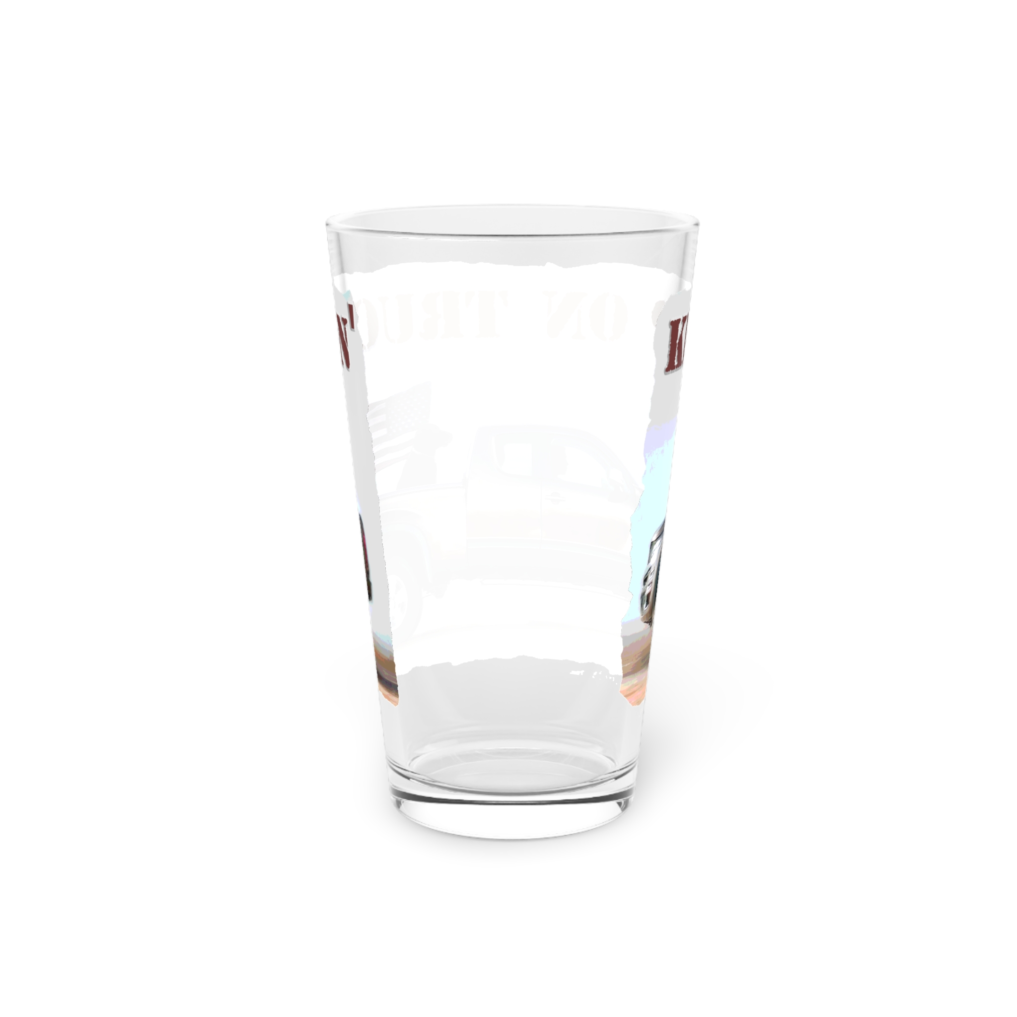 Drinkware Glass Keep on Truckin' 16oz Pint Glass - Image 4