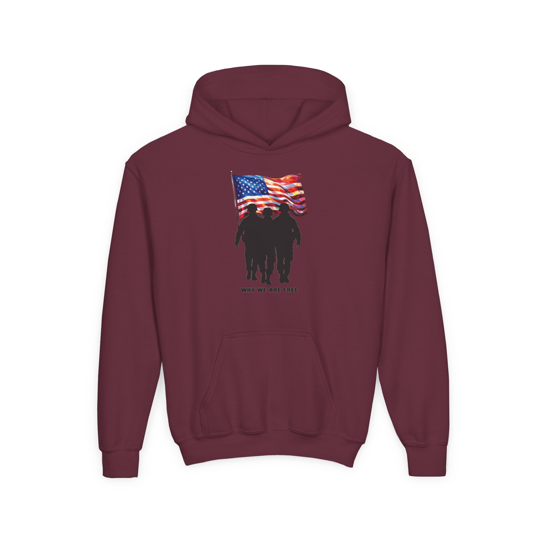 USA Spirit Youth Hoodie Sweatshirt - Image 21