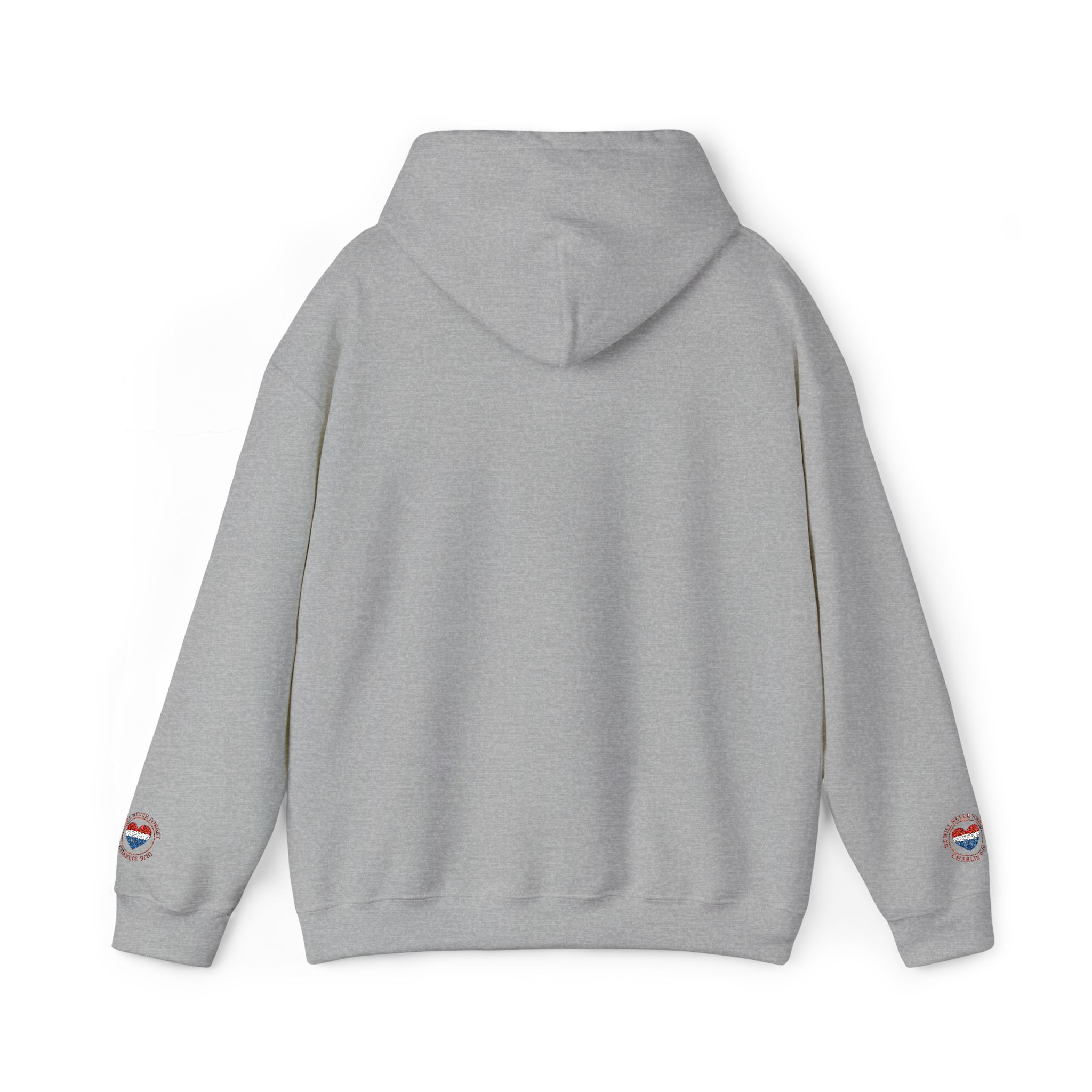 Hooded Sweatshirt - Never Forget Charlie Kirk Design - Image 18