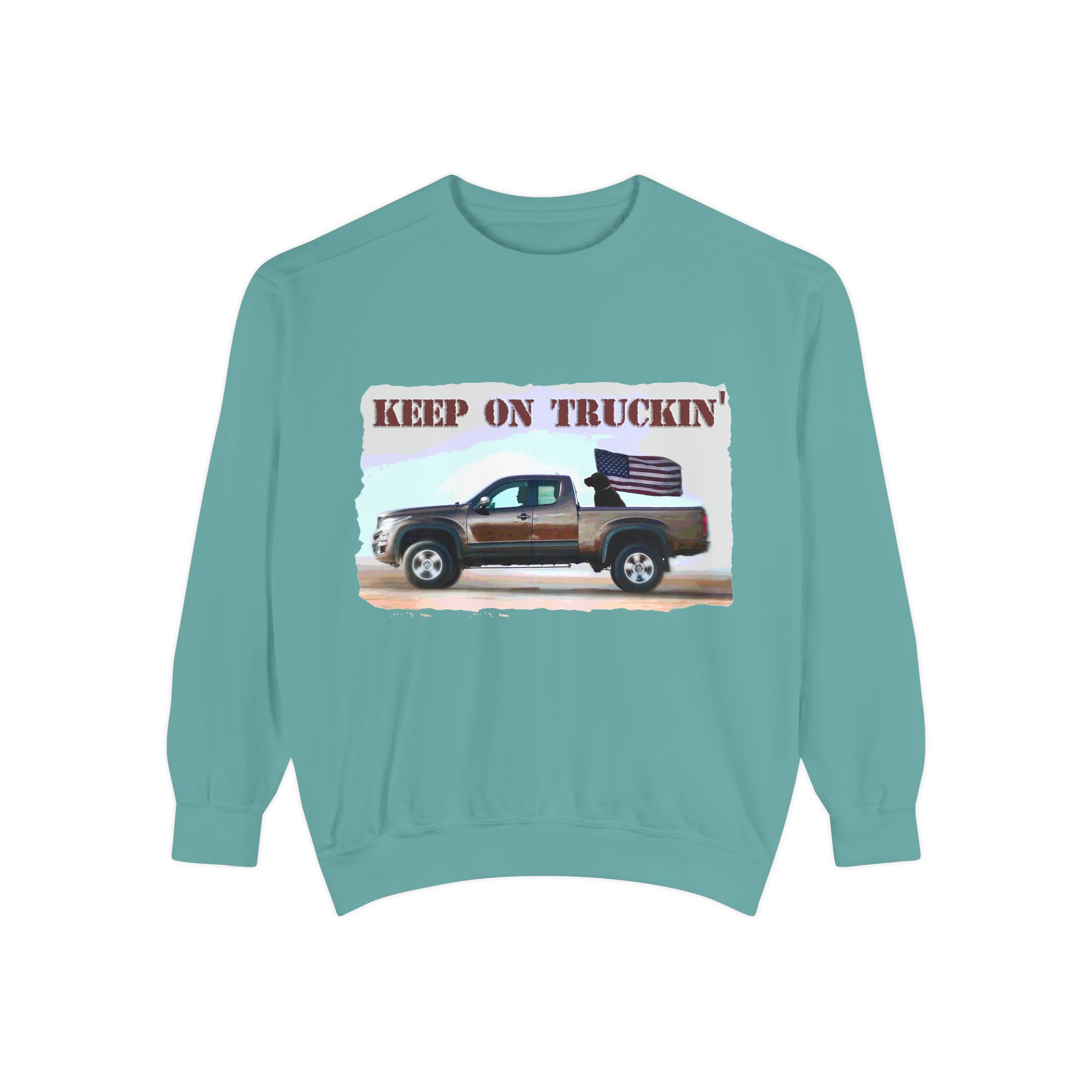 Sweatshirt Keep On Truckin' Vintage Unisex - Image 33
