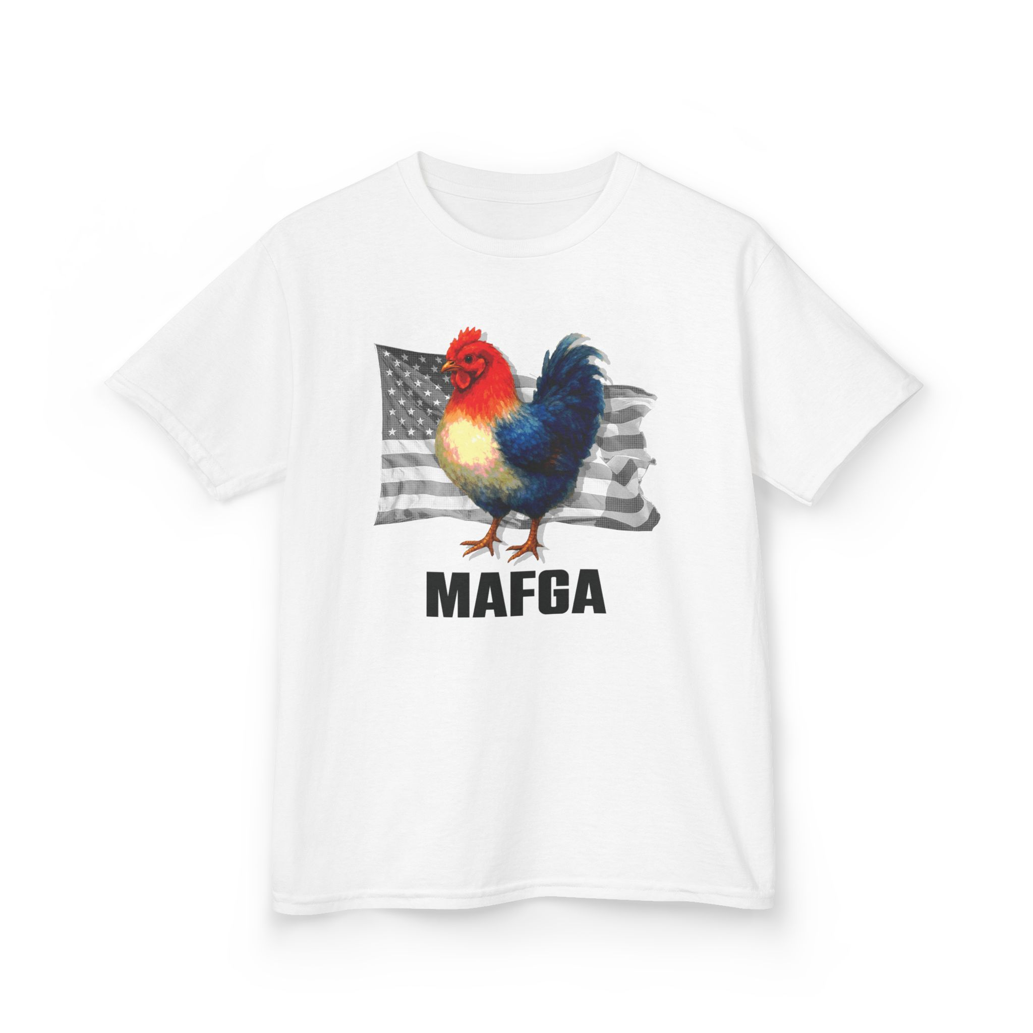 Kids Tee - Make American Farms Great Again Patriotic Design - Image 3