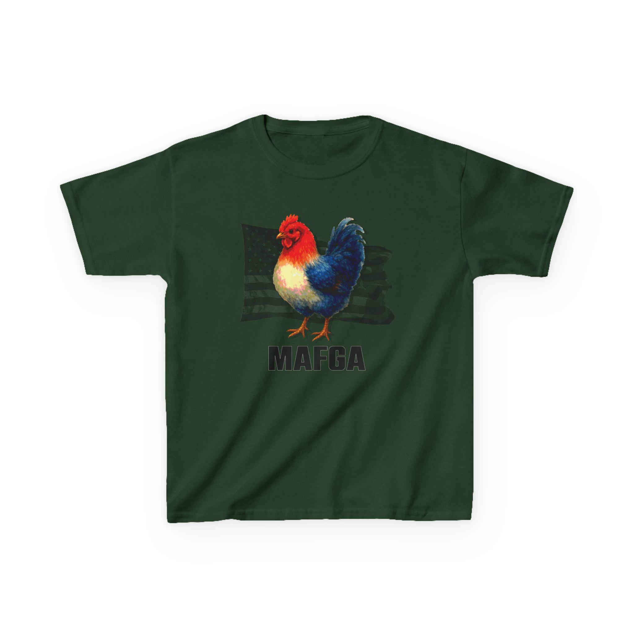 Kids Tee - Make American Farms Great Again Patriotic Design - Image 49