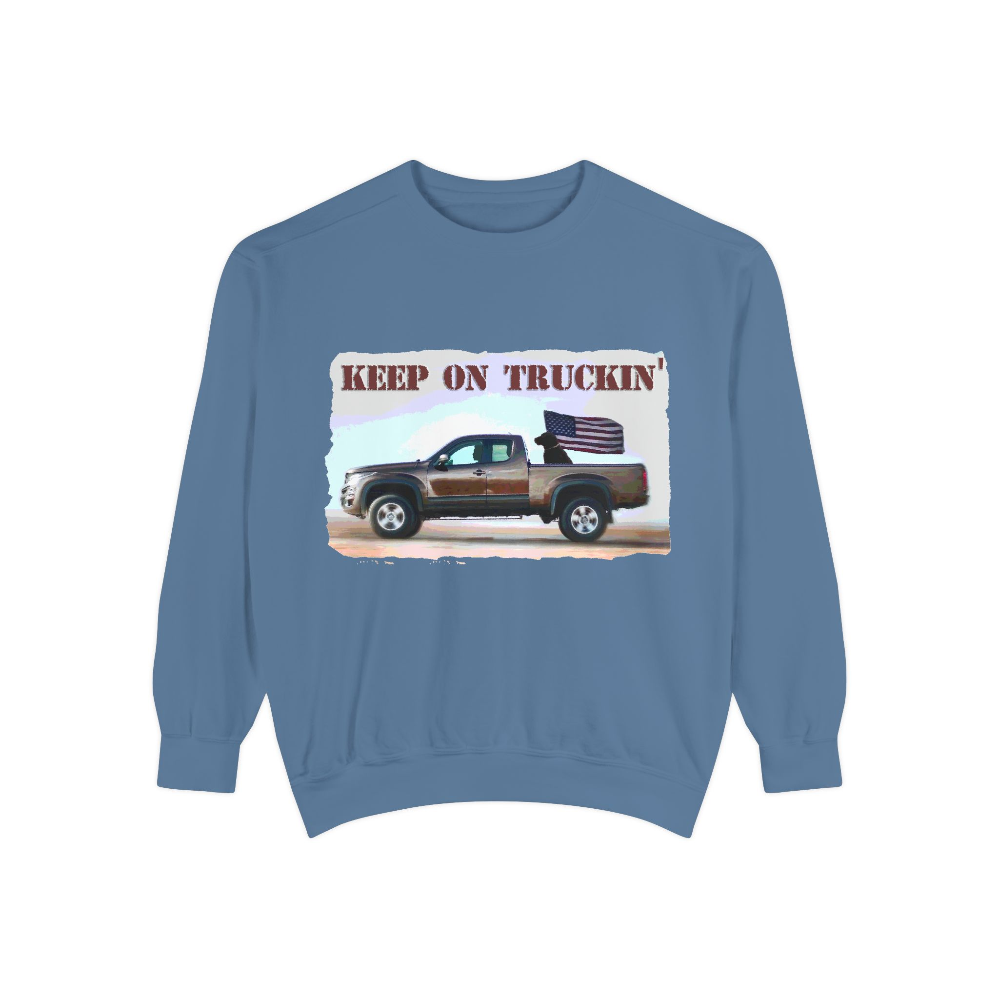 Sweatshirt Keep On Truckin' Vintage Unisex - Image 49