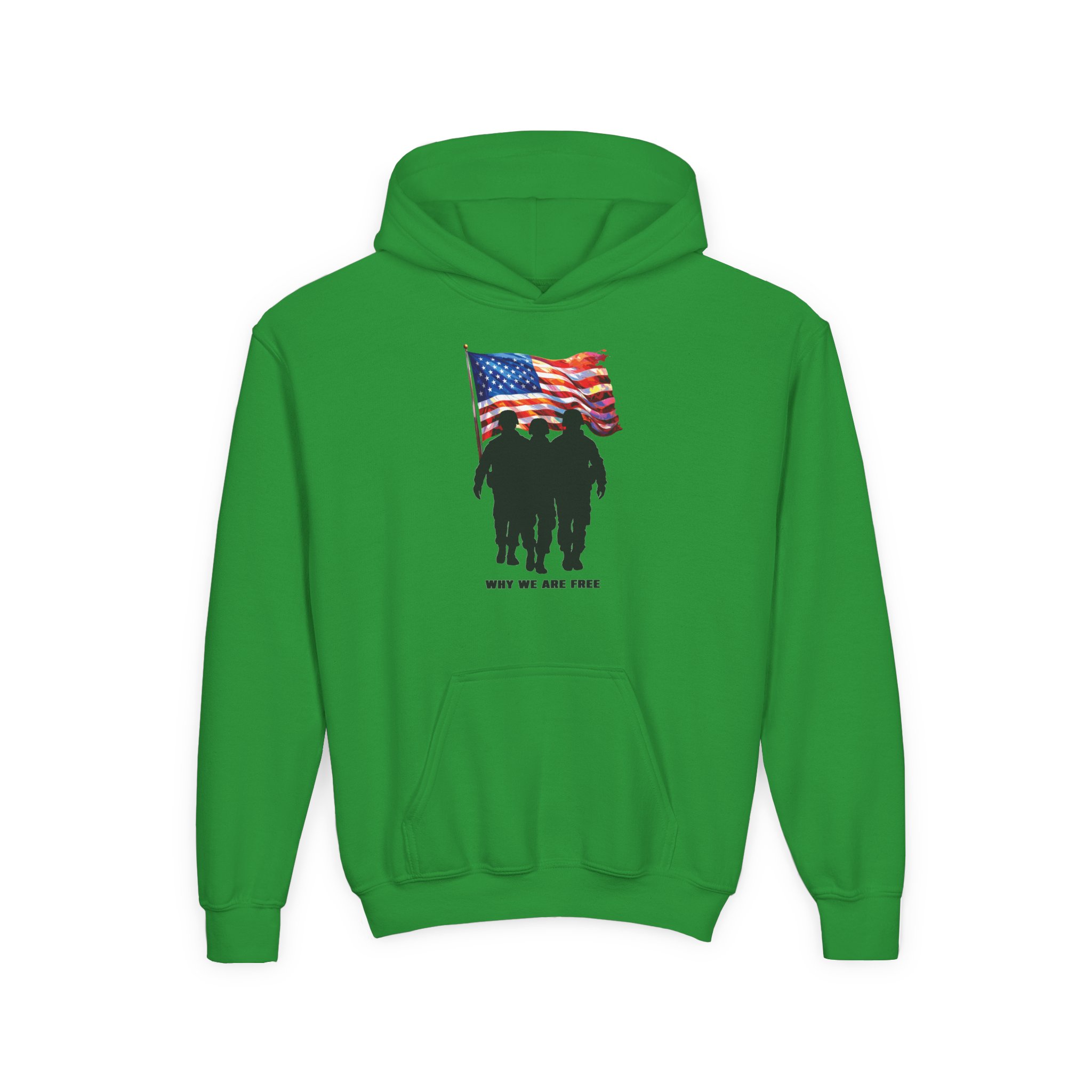 USA Spirit Youth Hoodie Sweatshirt - Image 29