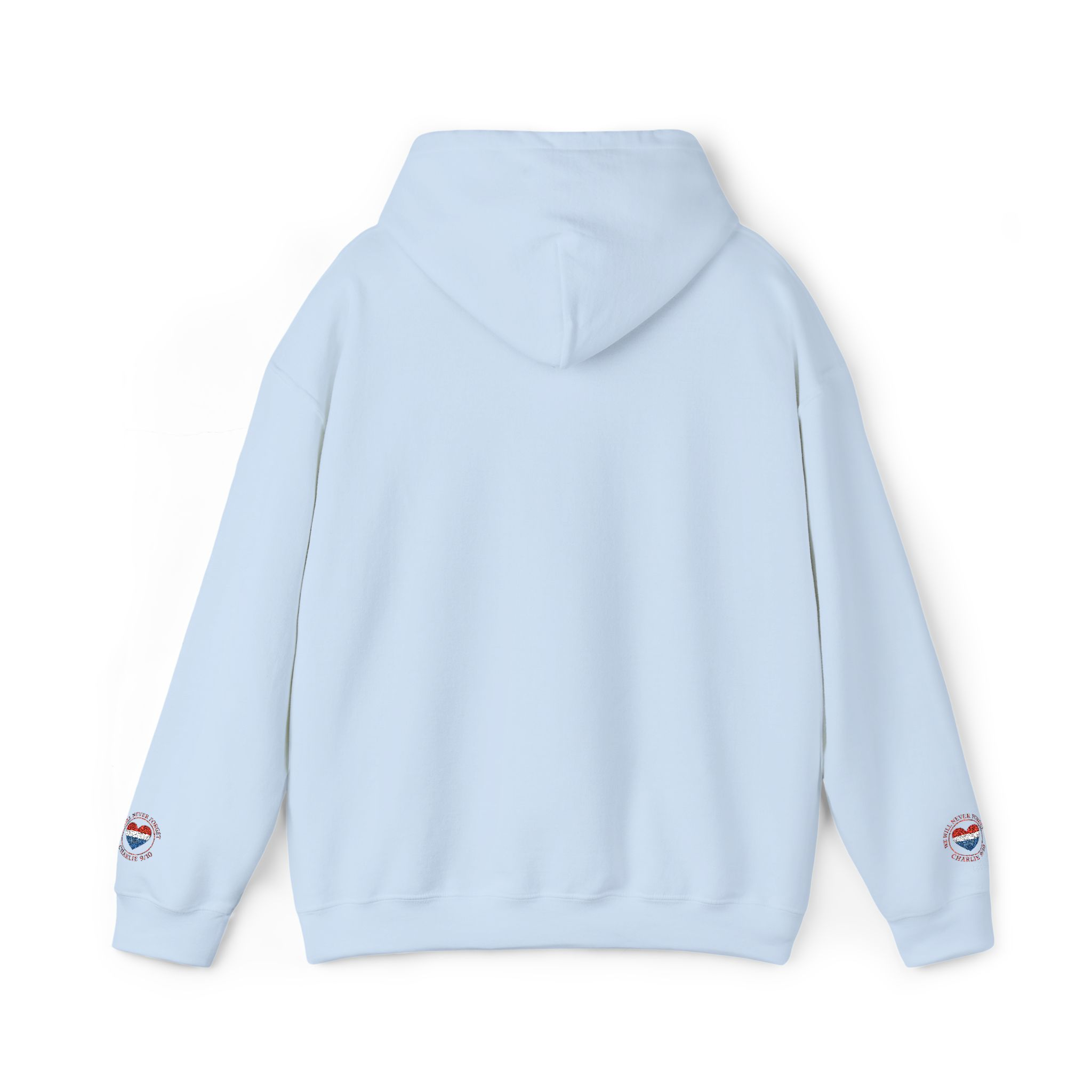 Hooded Sweatshirt - Never Forget Charlie Kirk Design - Image 26