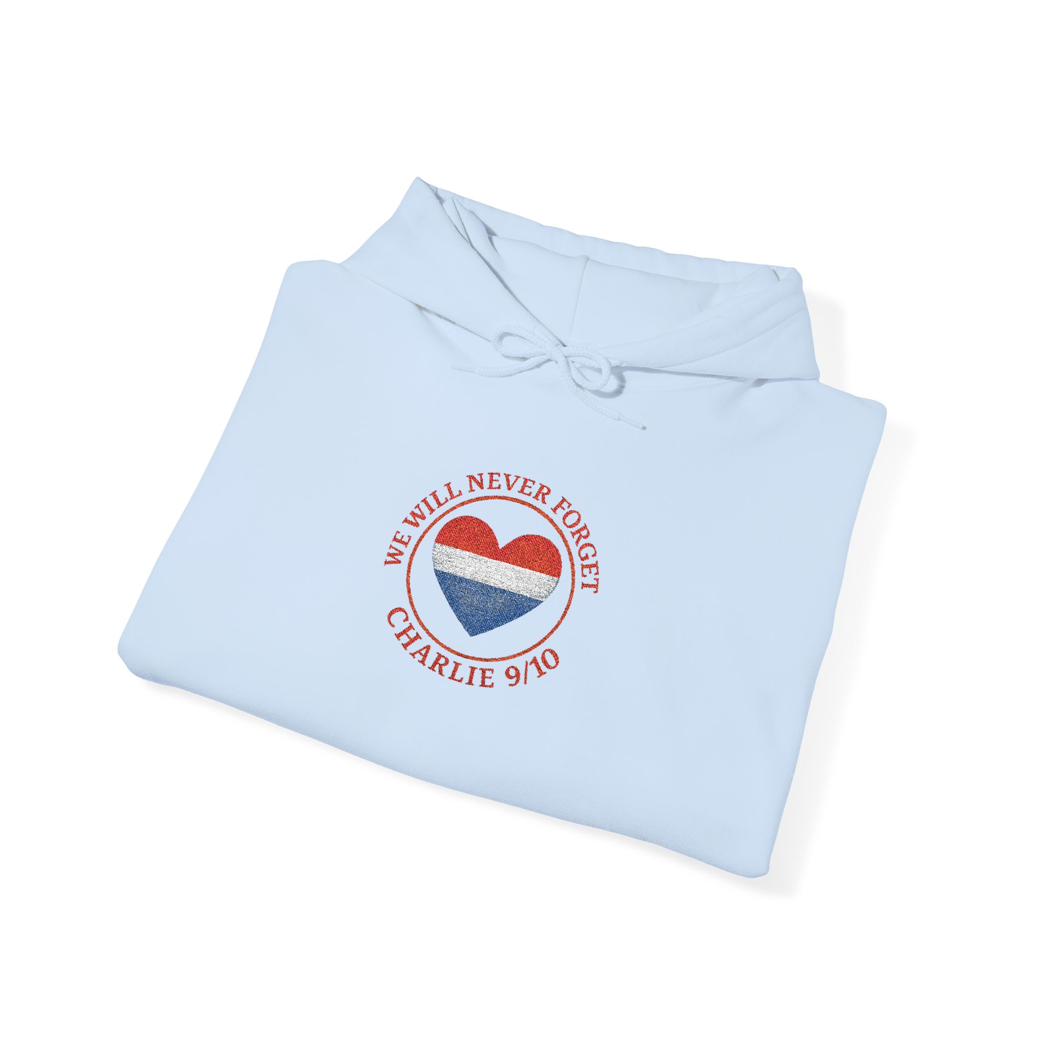 Hooded Sweatshirt - Never Forget Charlie Kirk Design - Image 28