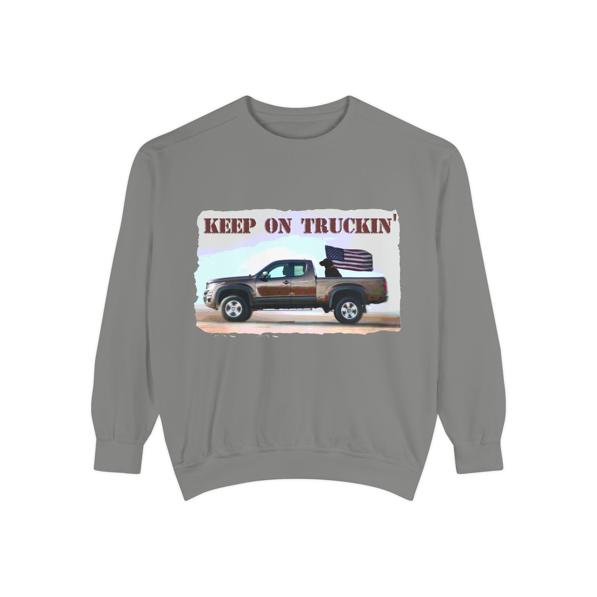 Sweatshirt Keep On Truckin' Vintage Unisex - Image 17