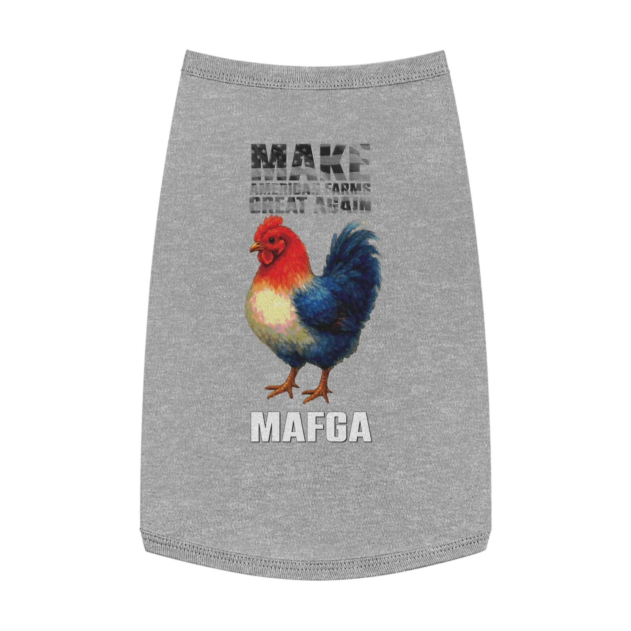 Colorful Rooster Pet Tank Top, Cute Dog Shirt, Funny Pet Apparel, Summer Pet Outfit, Gift for Pet Lovers, Cute Animal Clothing - Image 16
