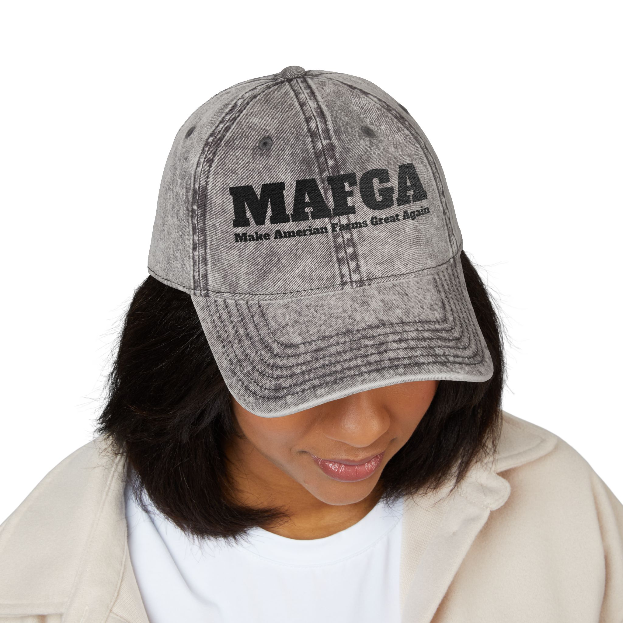 Embroidered Cap - Make American Farms Great Again - Image 3