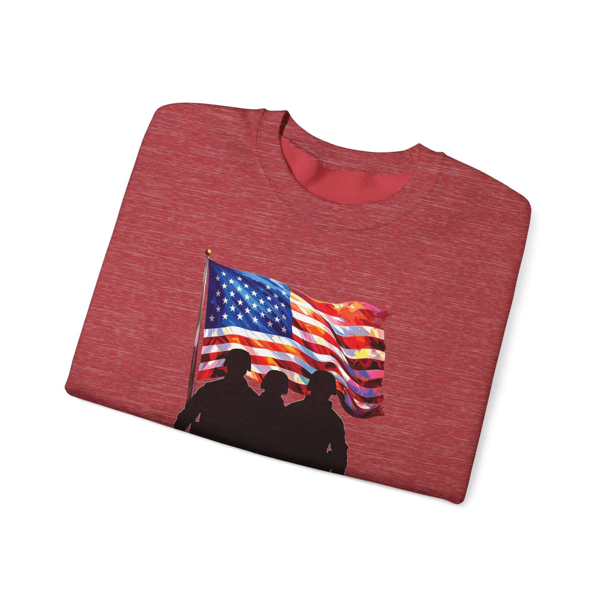 Patriotic Sweatshirt - USA Spirit, Military Appreciation - Image 39