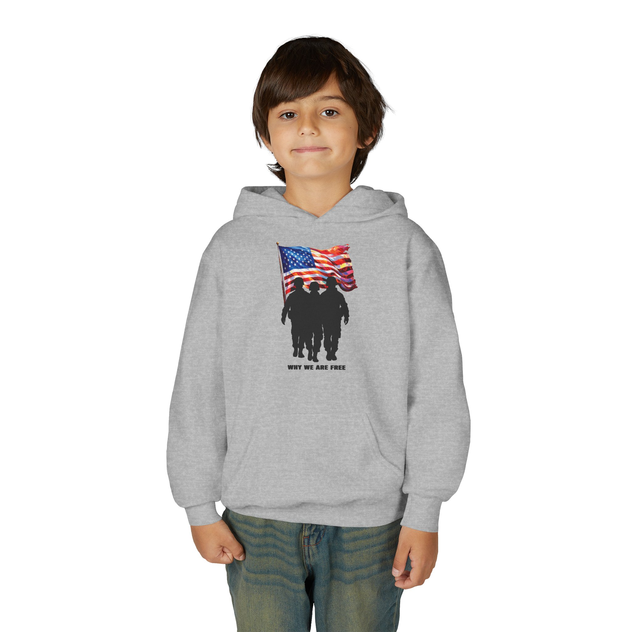 USA Spirit Youth Hoodie Sweatshirt - Image 11