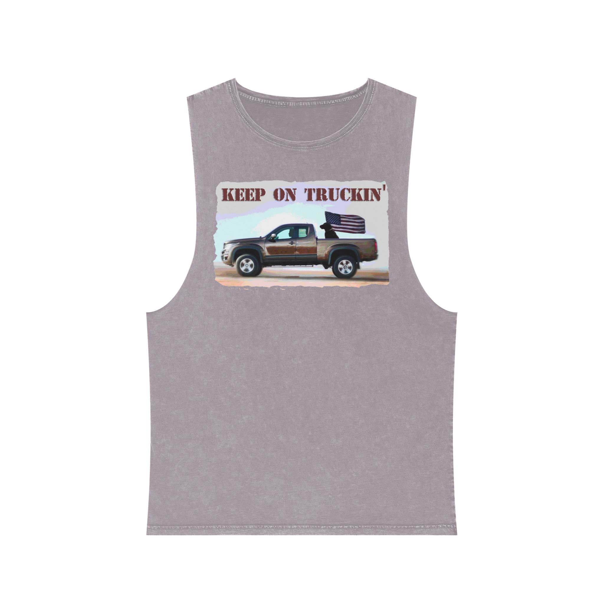 Tank Top - Keep on Truckin' Stonewash Unisex Shirt - Image 17