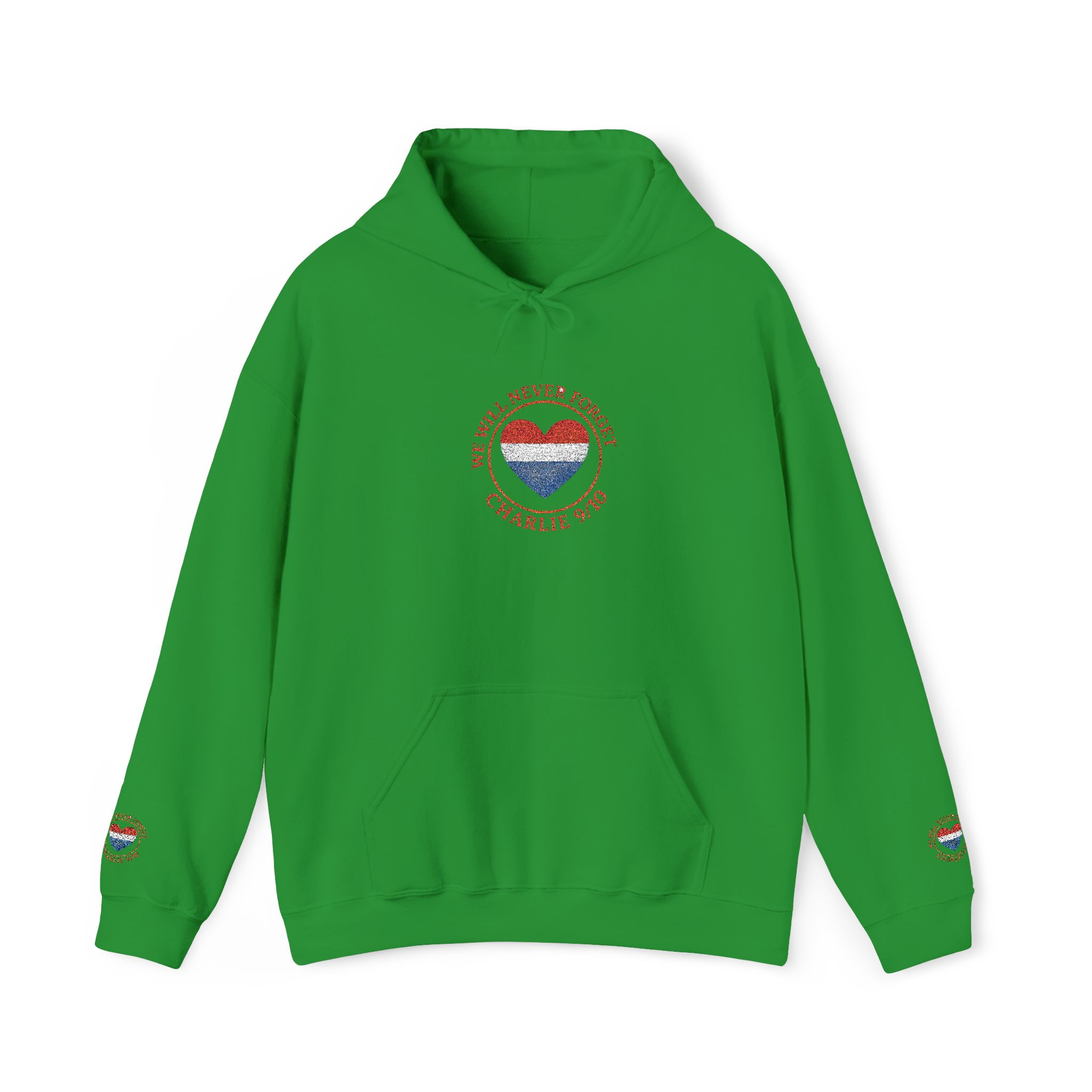 Hooded Sweatshirt - Never Forget Charlie Kirk Design - Image 21