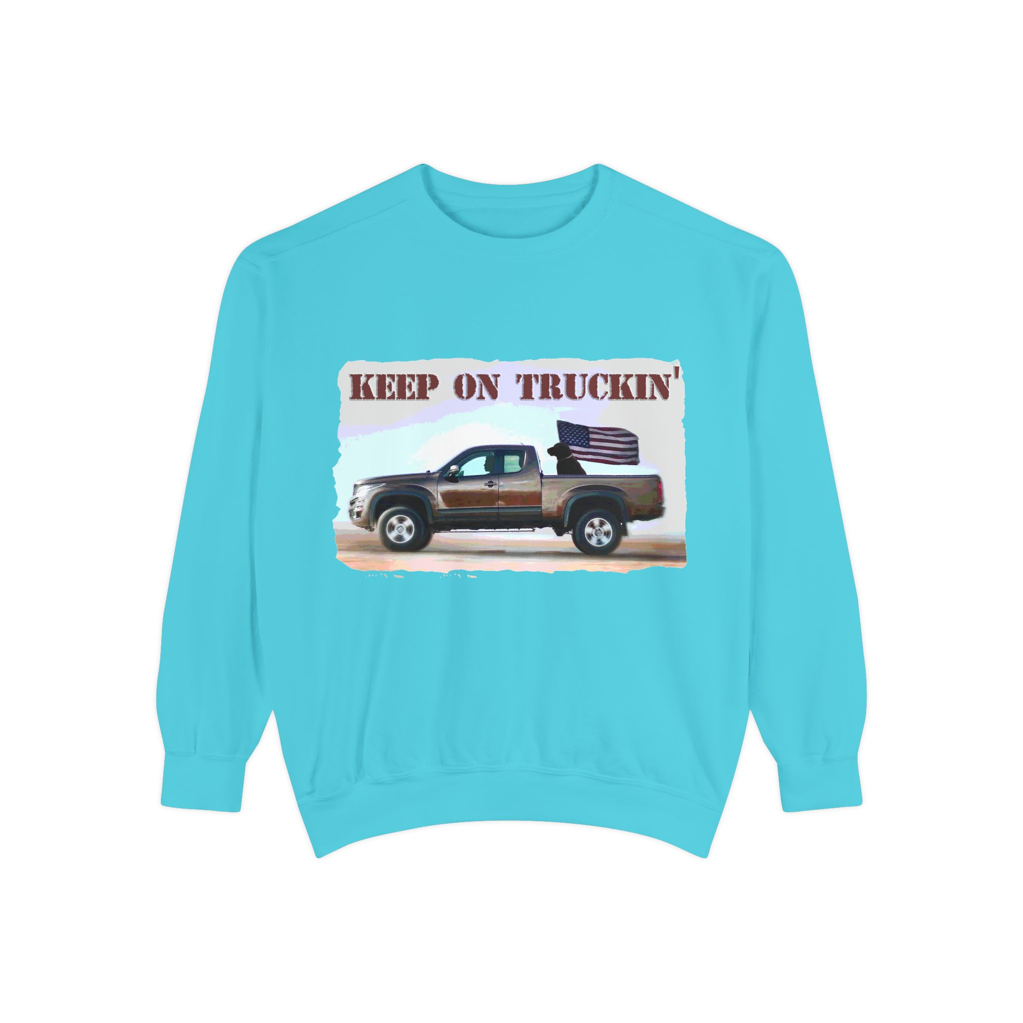 Sweatshirt Keep On Truckin' Vintage Unisex - Image 37