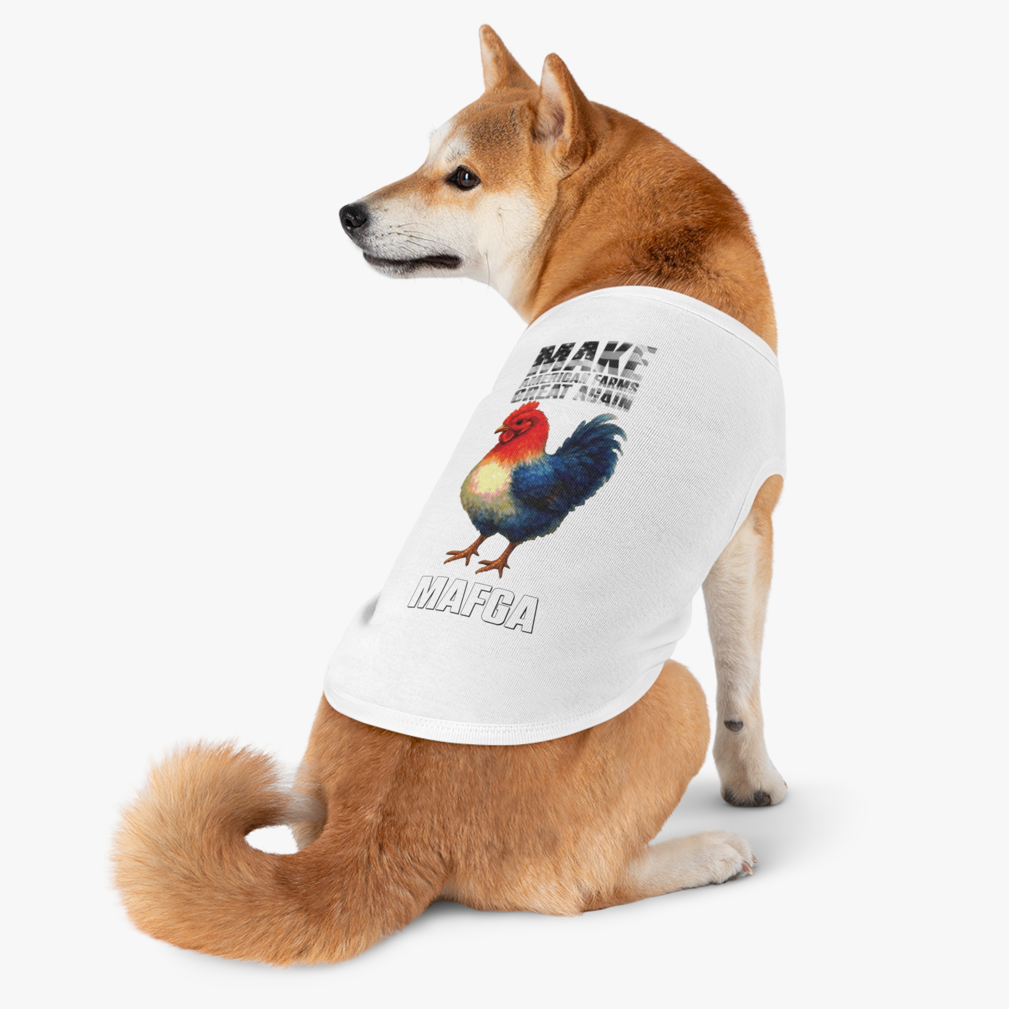 Colorful Rooster Pet Tank Top, Cute Dog Shirt, Funny Pet Apparel, Summer Pet Outfit, Gift for Pet Lovers, Cute Animal Clothing - Image 24