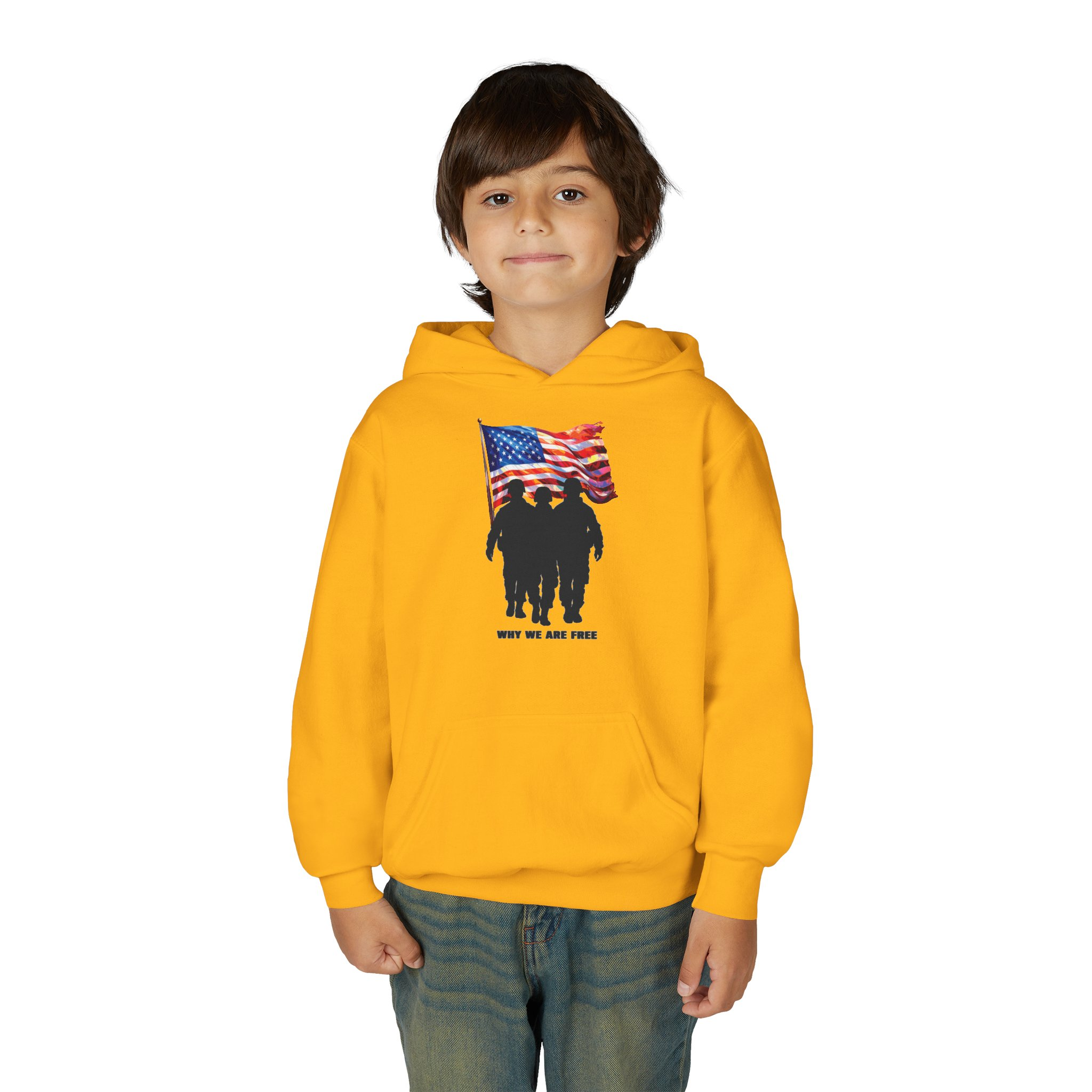 USA Spirit Youth Hoodie Sweatshirt - Image 15