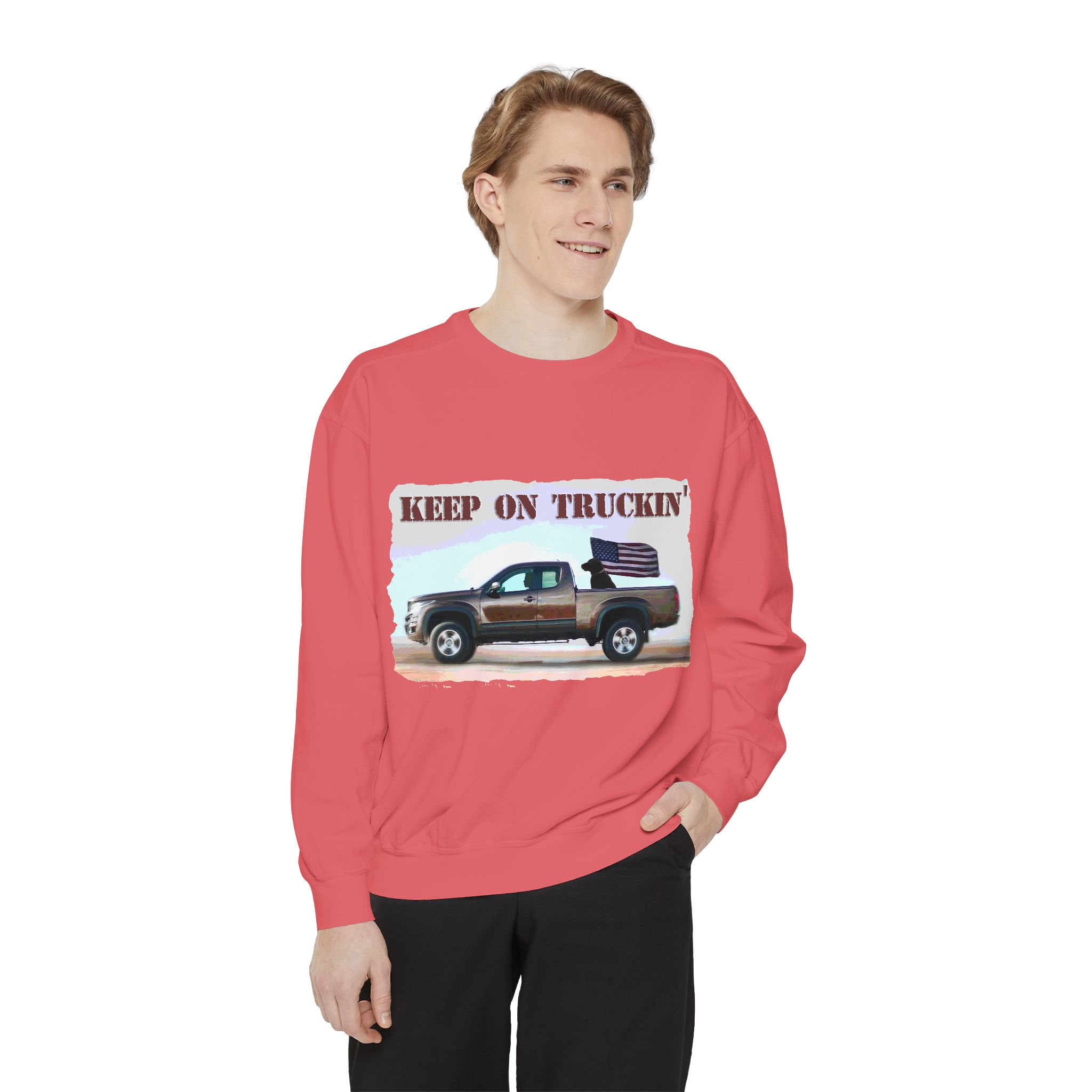 Sweatshirt Keep On Truckin' Vintage Unisex - Image 63