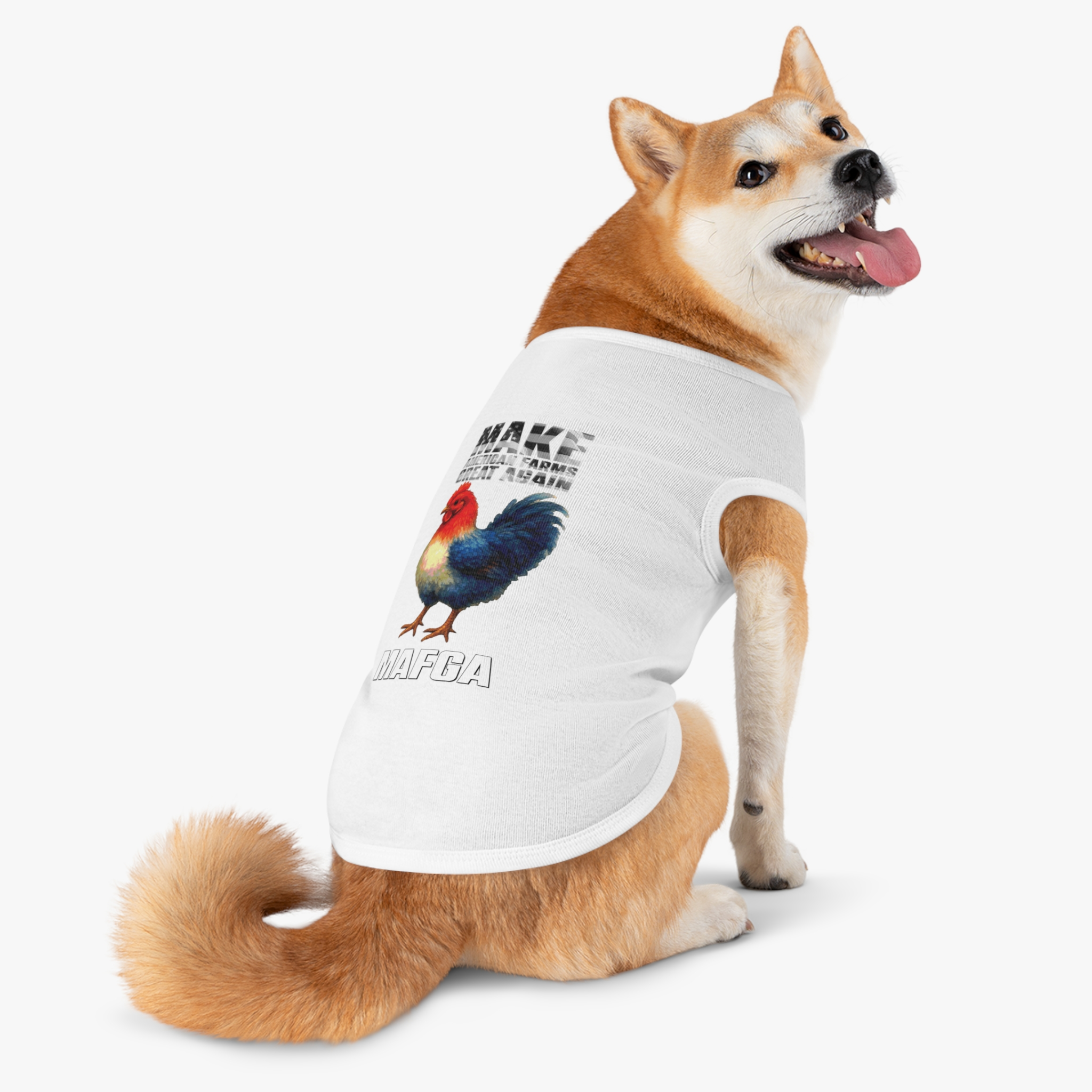 Colorful Rooster Pet Tank Top, Cute Dog Shirt, Funny Pet Apparel, Summer Pet Outfit, Gift for Pet Lovers, Cute Animal Clothing - Image 36