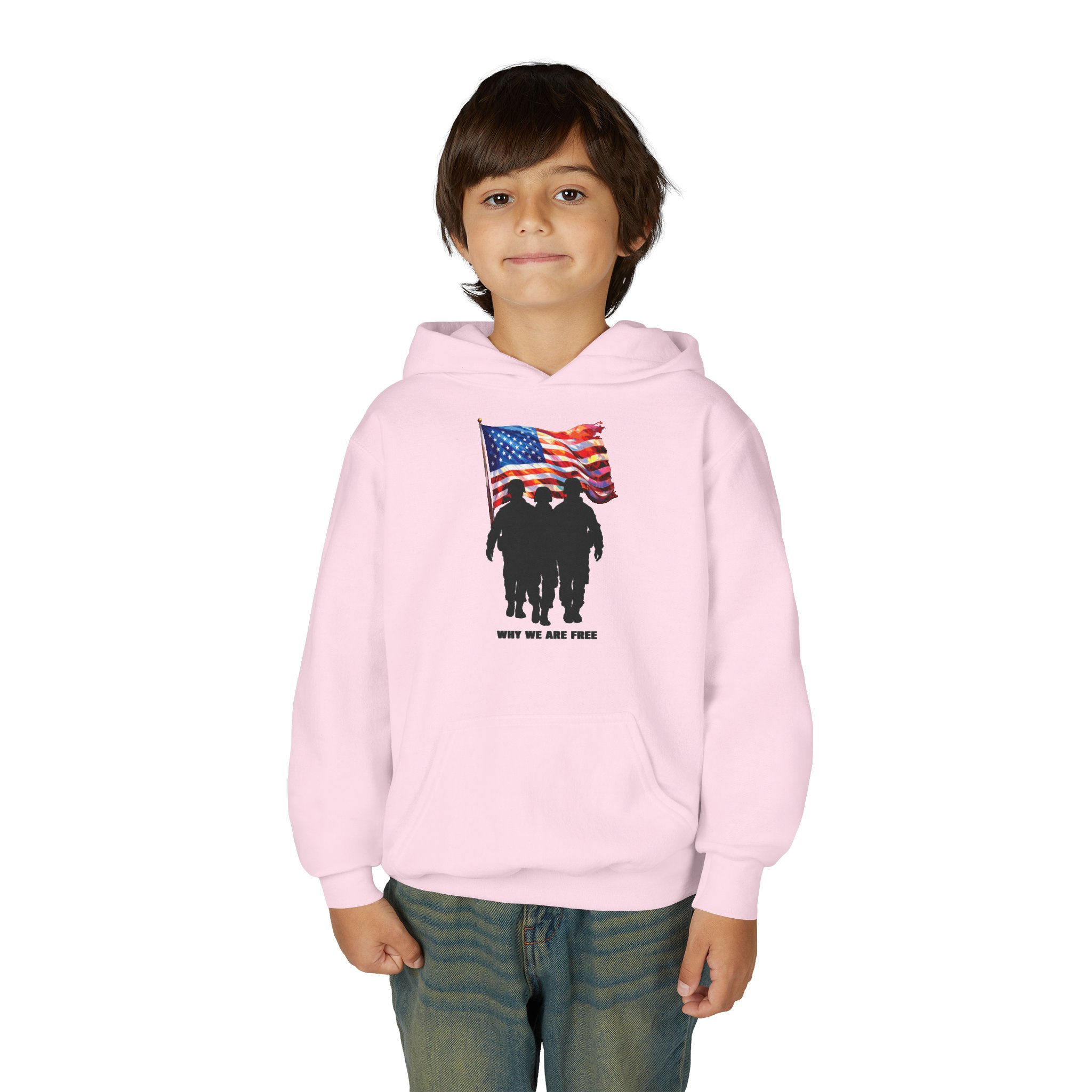 USA Spirit Youth Hoodie Sweatshirt - Image 55