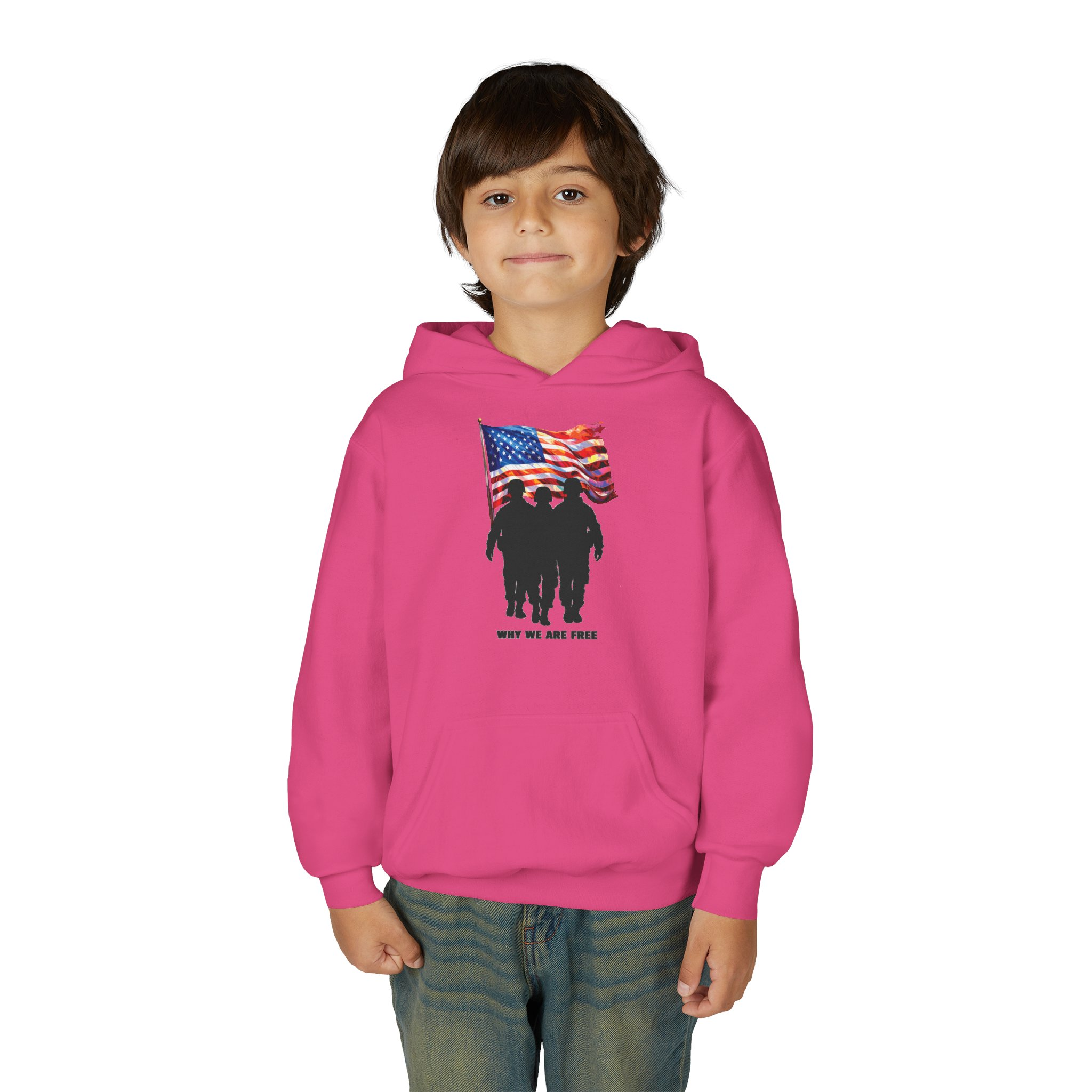 USA Spirit Youth Hoodie Sweatshirt - Image 59
