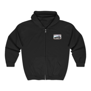 Keep on Truckin' Zip-Up Hoodie for Truck Enthusiasts