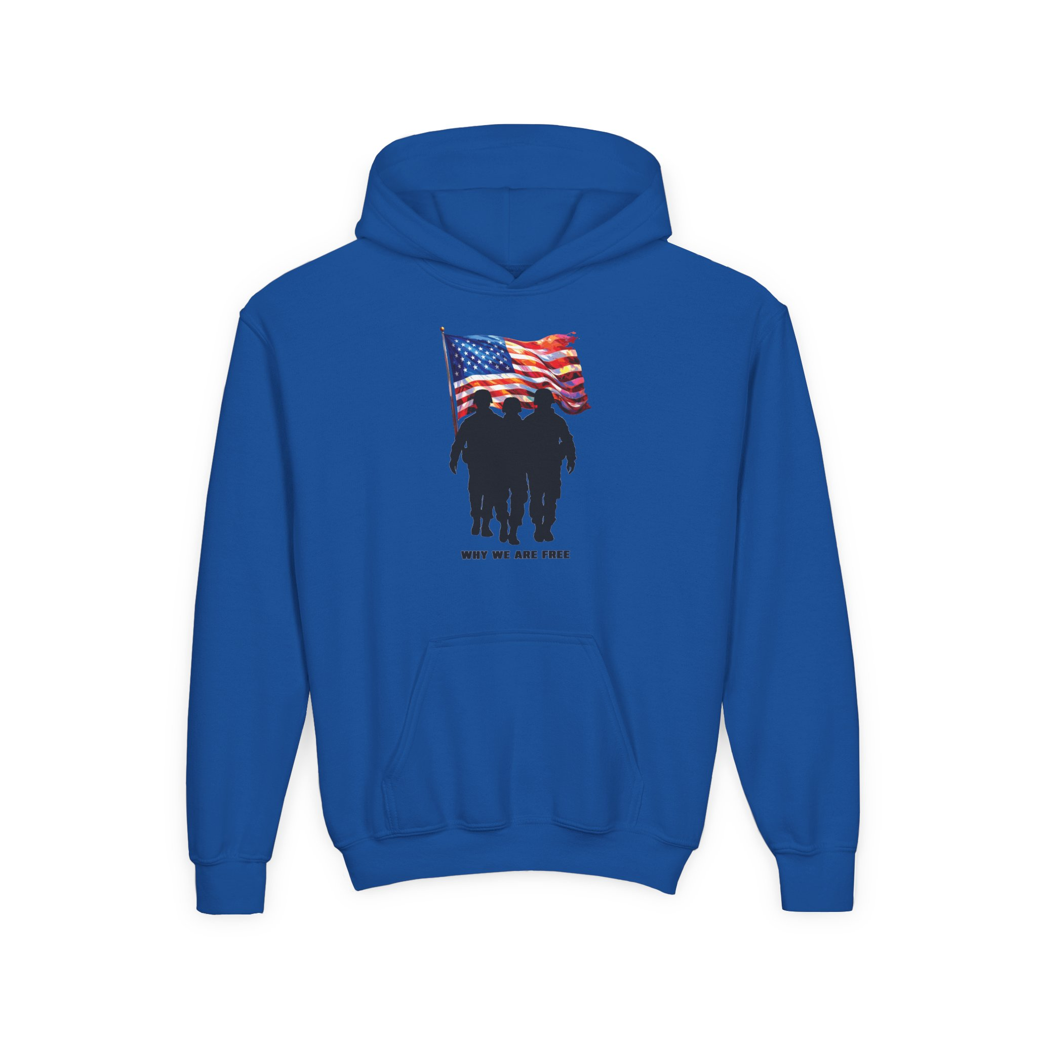 USA Spirit Youth Hoodie Sweatshirt - Image 41