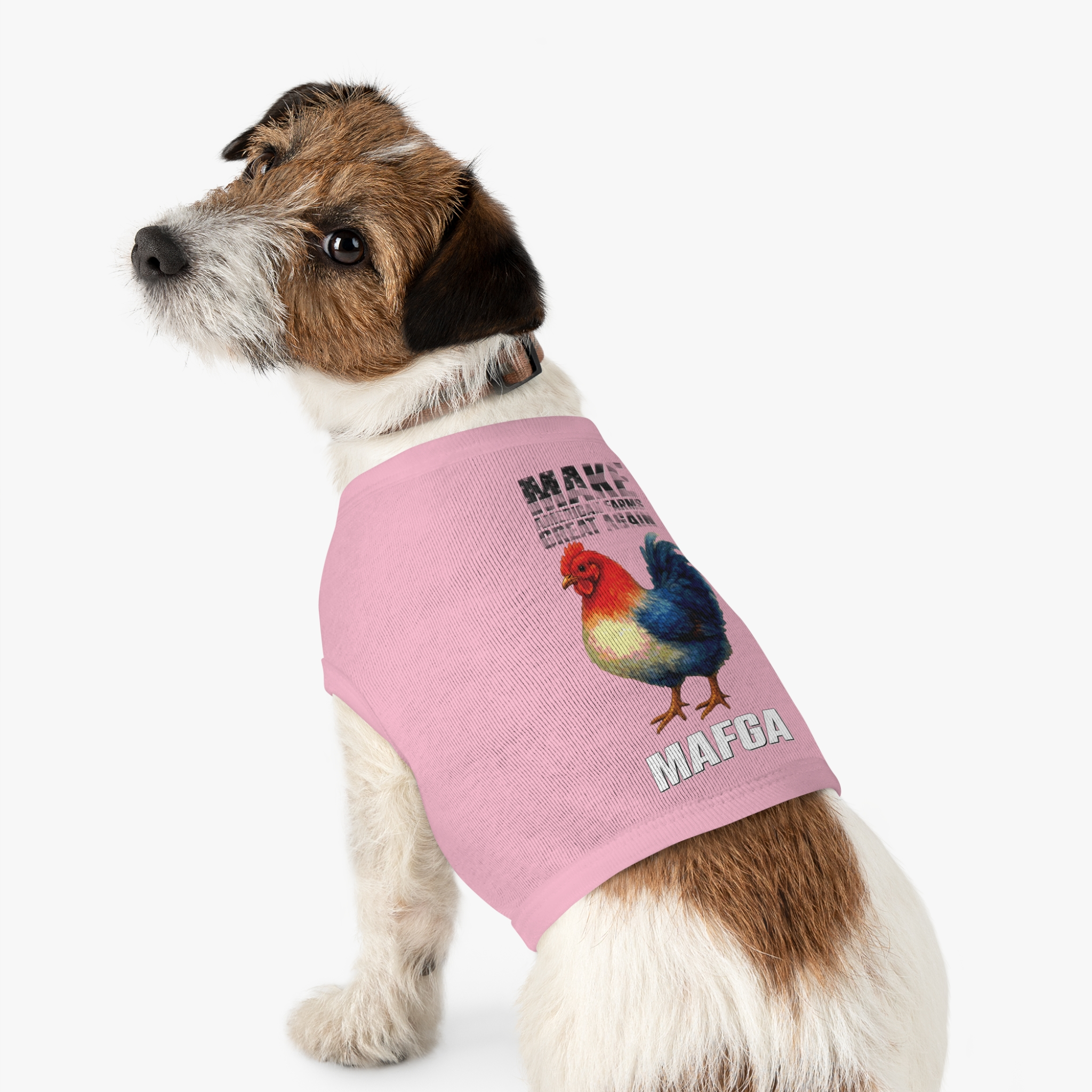 Colorful Rooster Pet Tank Top, Cute Dog Shirt, Funny Pet Apparel, Summer Pet Outfit, Gift for Pet Lovers, Cute Animal Clothing - Image 9