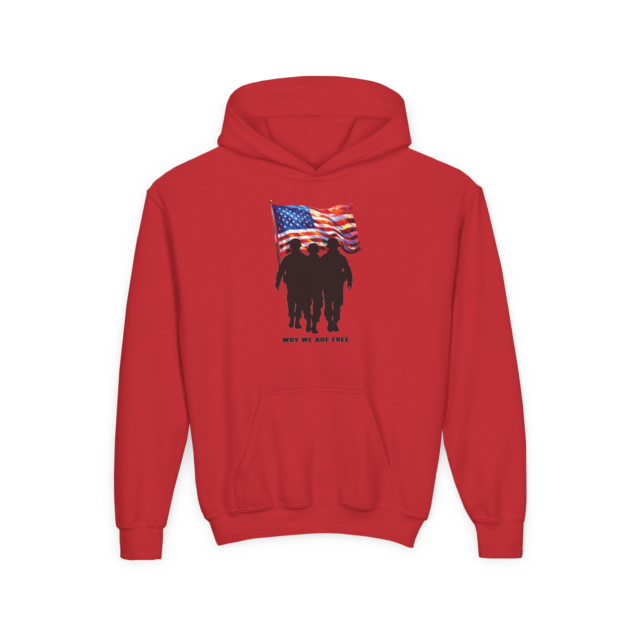 USA Spirit Youth Hoodie Sweatshirt - Image 61